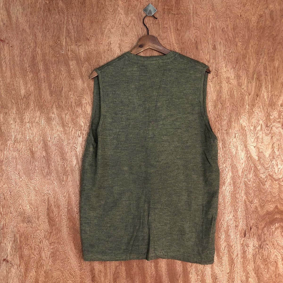 Vintage Venticello Green Knitwear Vest vintage #c910 Size US M / EU 48-50 / 2 - 7 Thumbnail