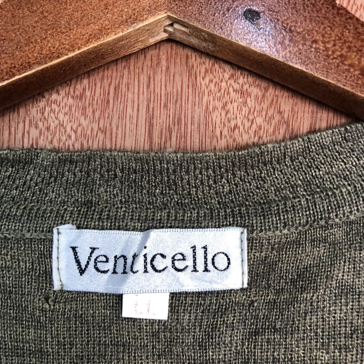 Vintage Venticello Green Knitwear Vest vintage #c910 Size US M / EU 48-50 / 2 - 6 Thumbnail