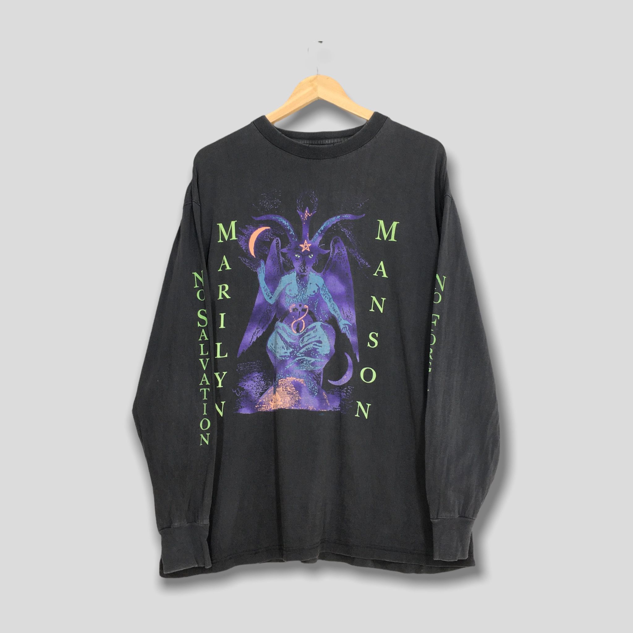 T-shirt Vintage Marilyn Manson 1996 'When I Am God Everyone Dies' - Taille XL