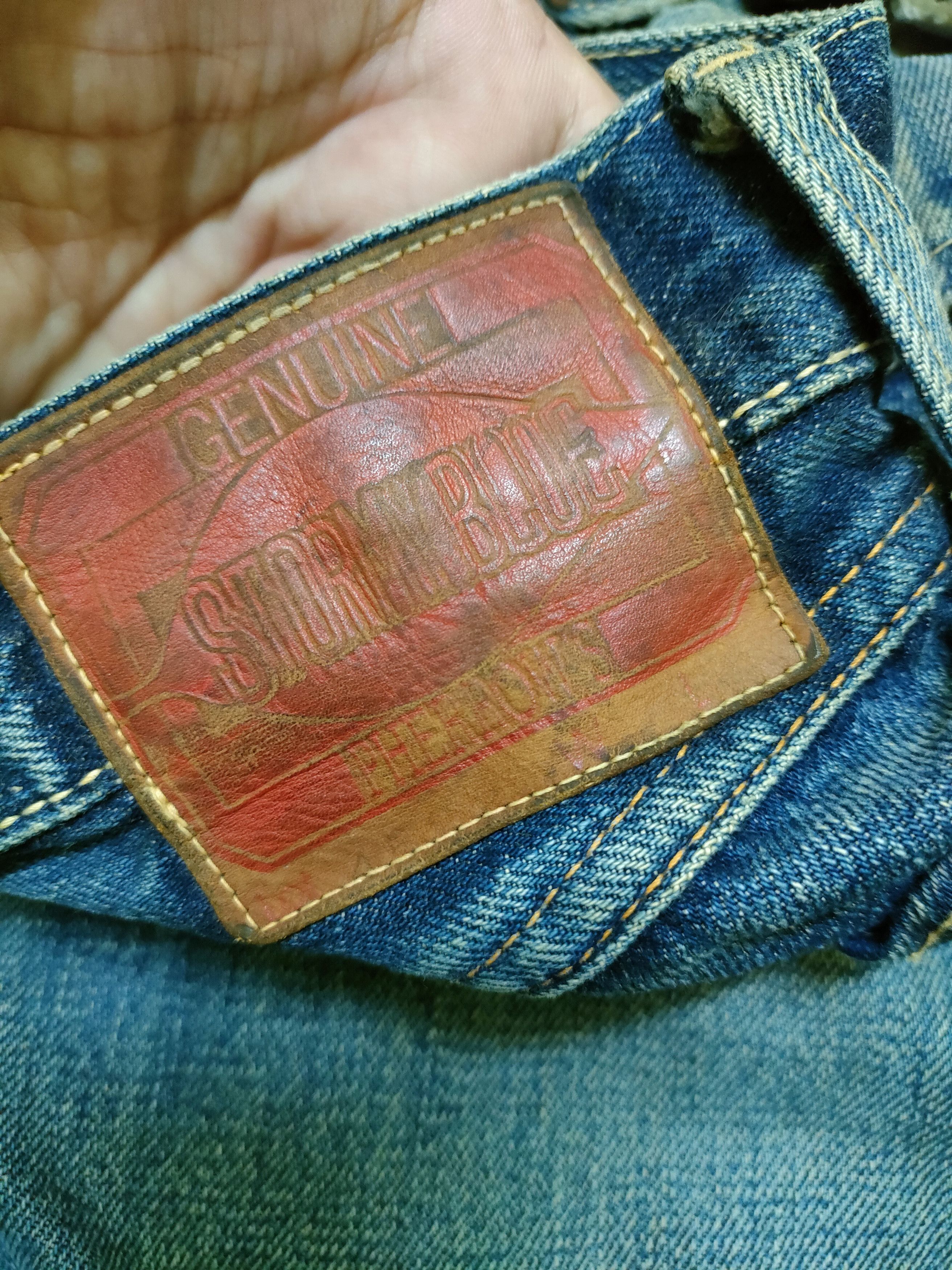 Pherrow's Reworked Pherrows Selvedge Distressed Denim Jeans Size US 29 - 9 Thumbnail