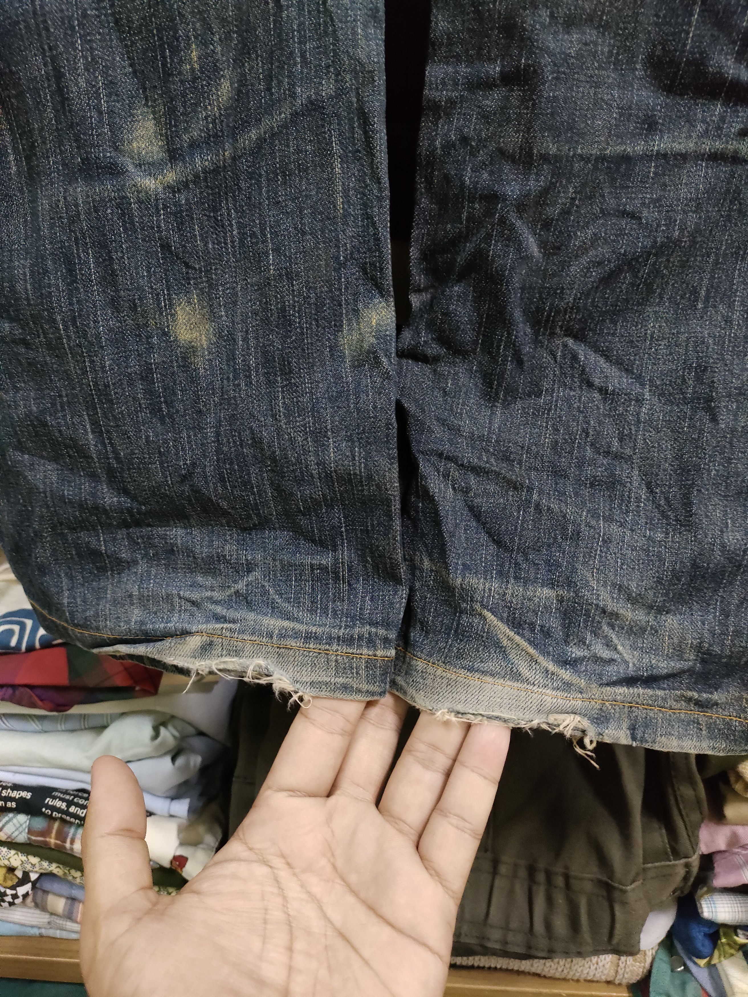 Levi's Distressed Levi's 511 Slim Jeans Size US 36 / EU 52 - 4 Thumbnail