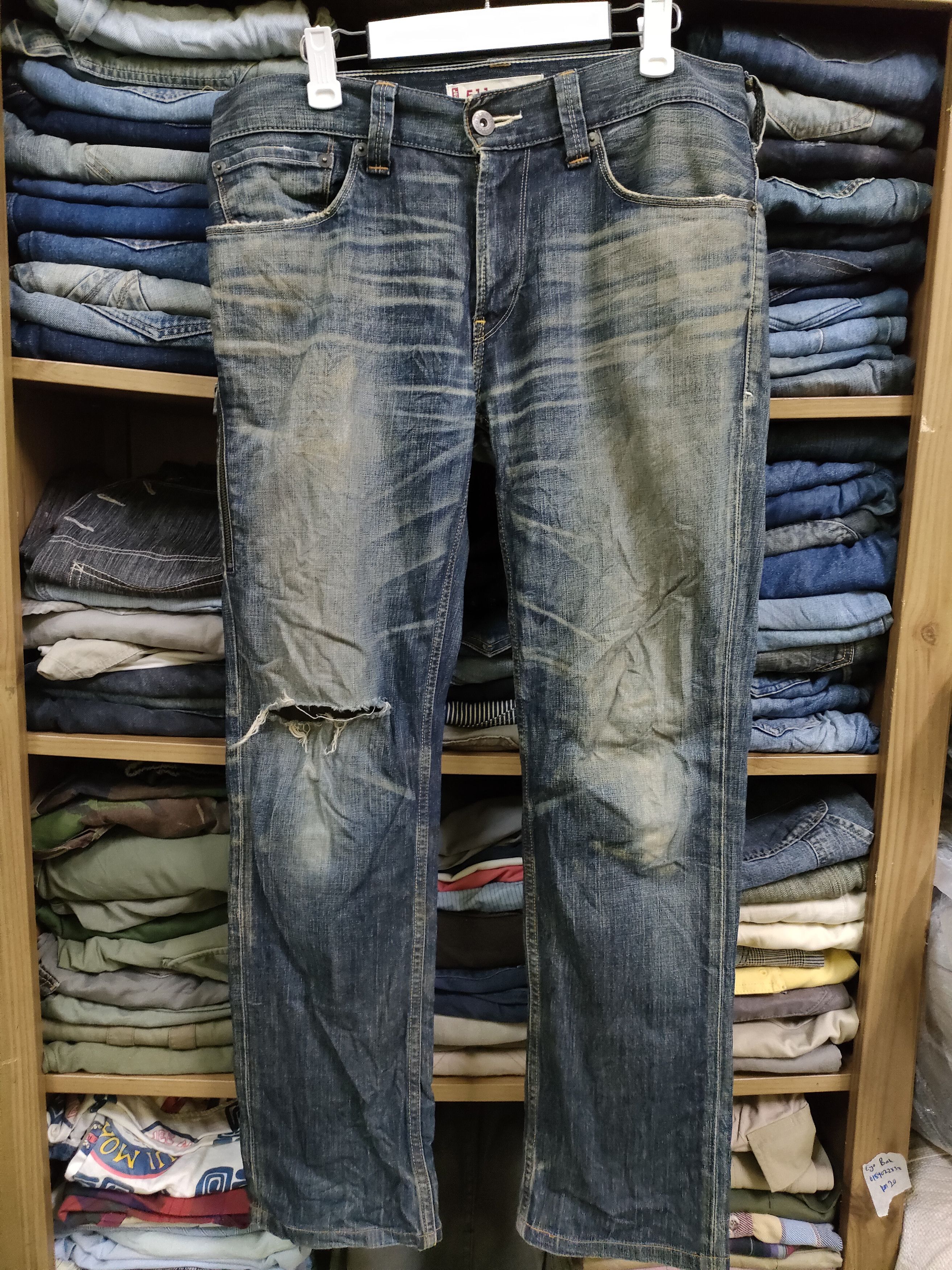 Levi's Distressed Levi's 511 Slim Jeans Size US 36 / EU 52 - 1 Thumbnail