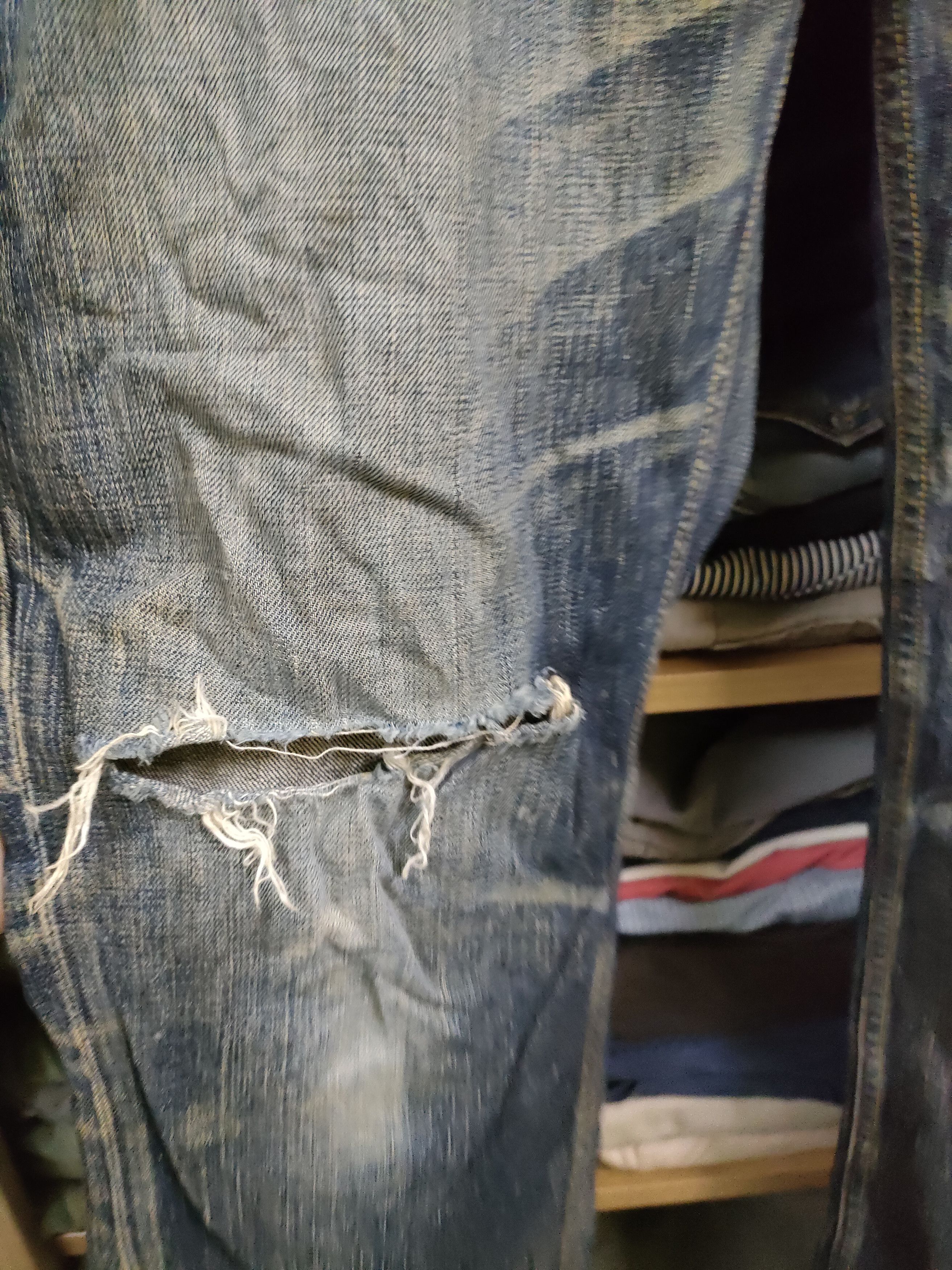 Levi's Distressed Levi's 511 Slim Jeans Size US 36 / EU 52 - 7 Thumbnail