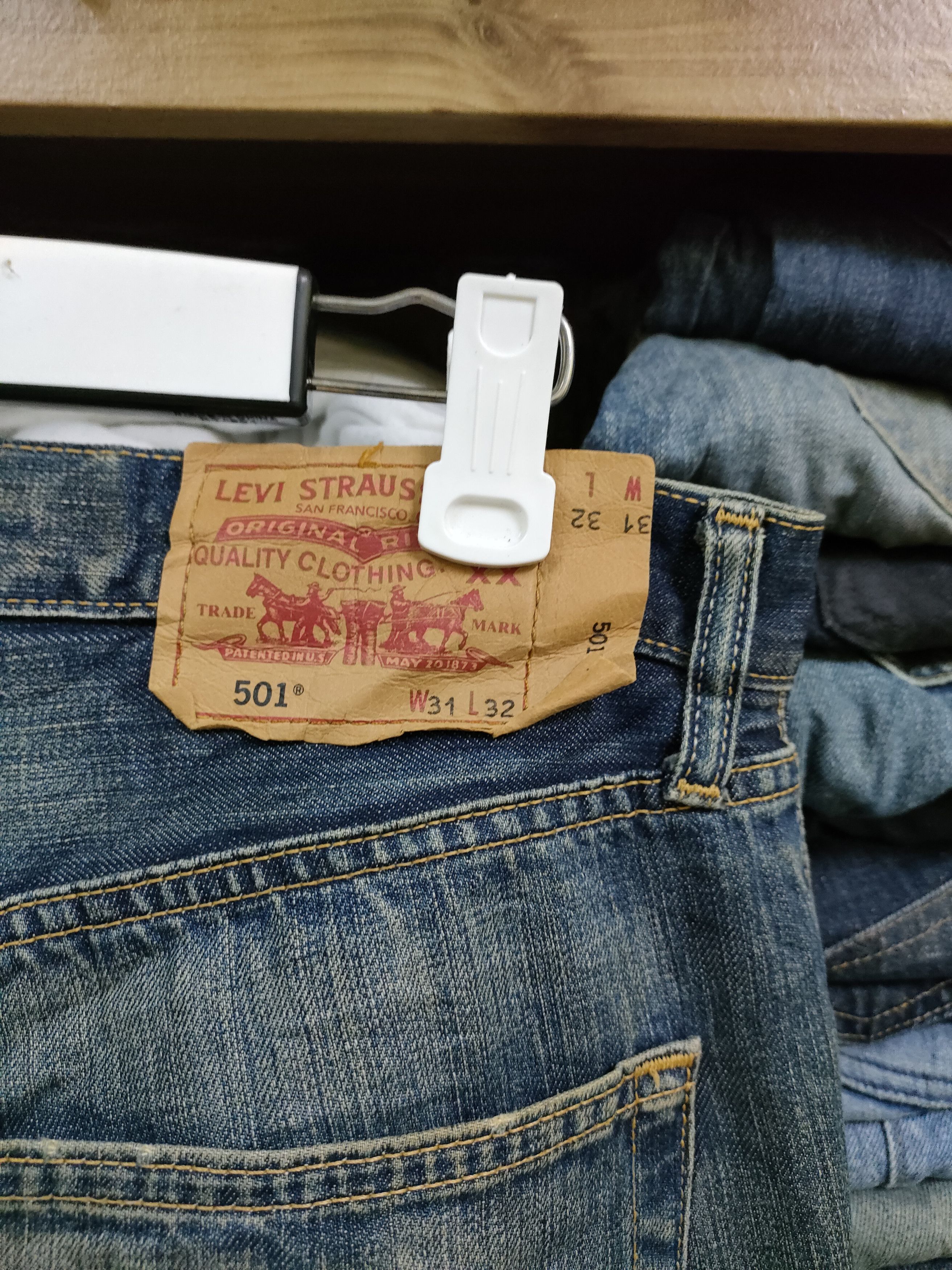 Levi's Distressed Levi's 501 Denim Jeans Size US 32 / EU 48 - 5 Thumbnail