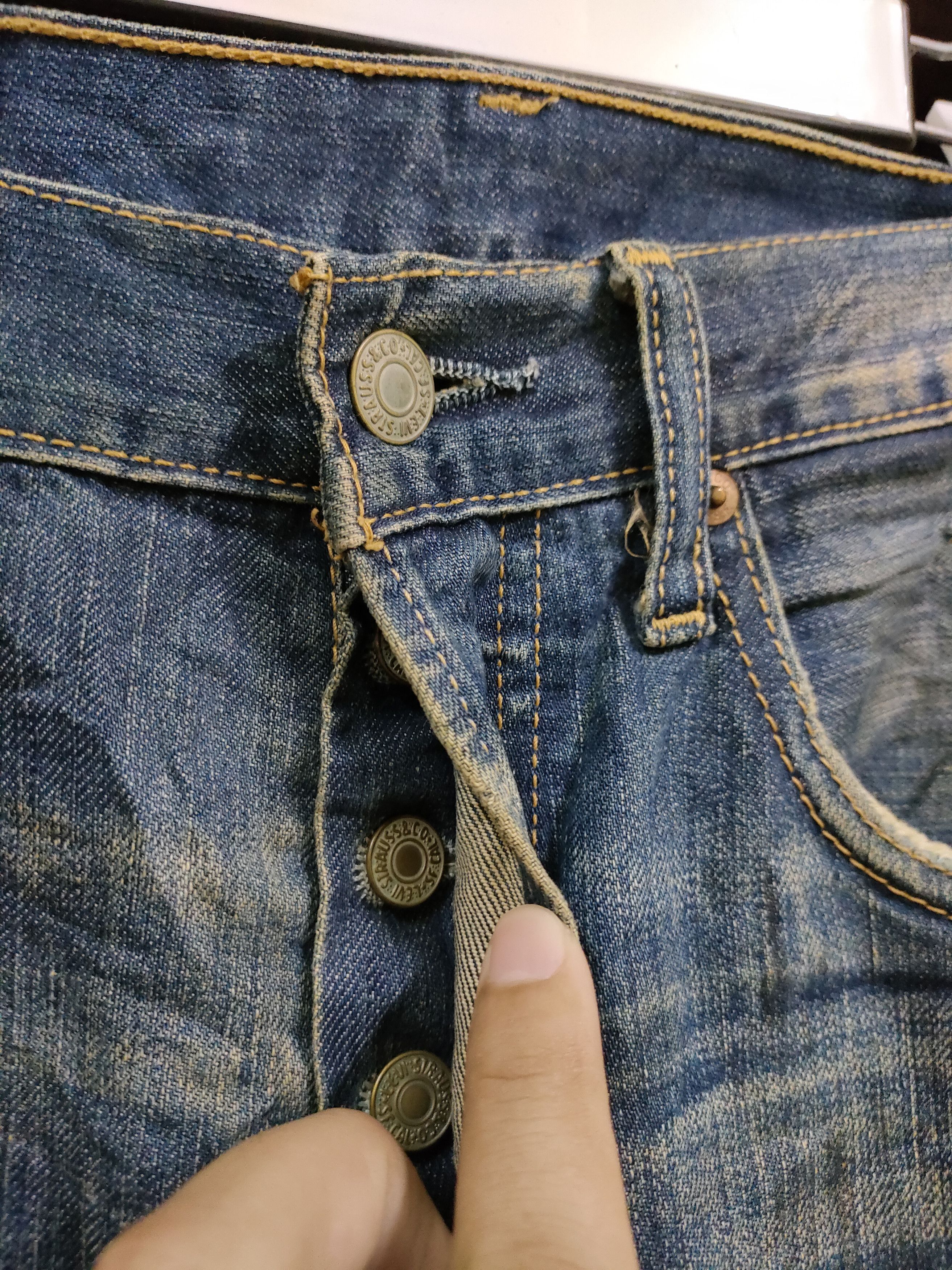 Levi's Distressed Levi's 501 Denim Jeans Size US 32 / EU 48 - 10 Thumbnail