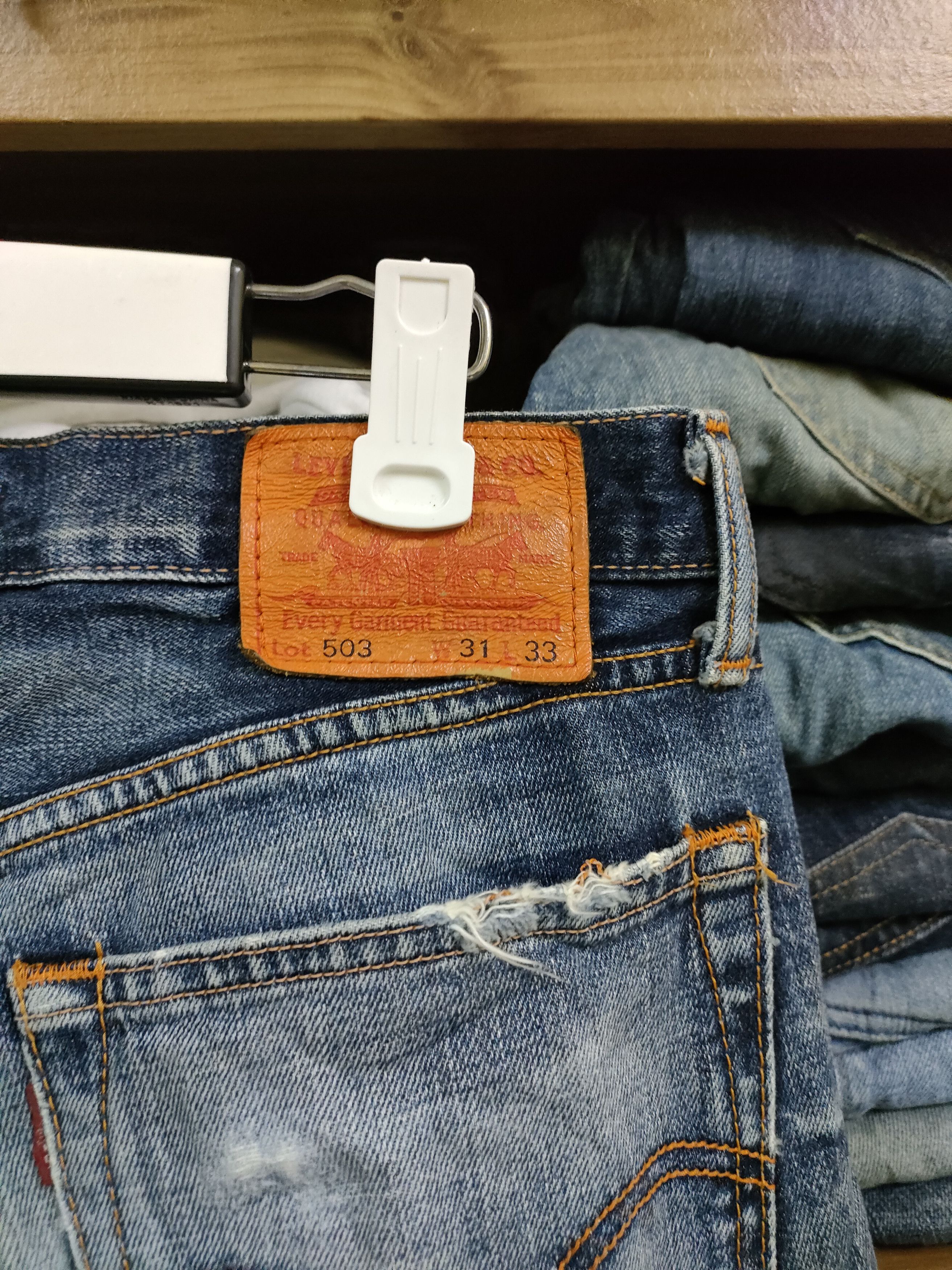 Levi's Levi's Classic Japan Distressed jeans Size US 32 / EU 48 - 4 Thumbnail