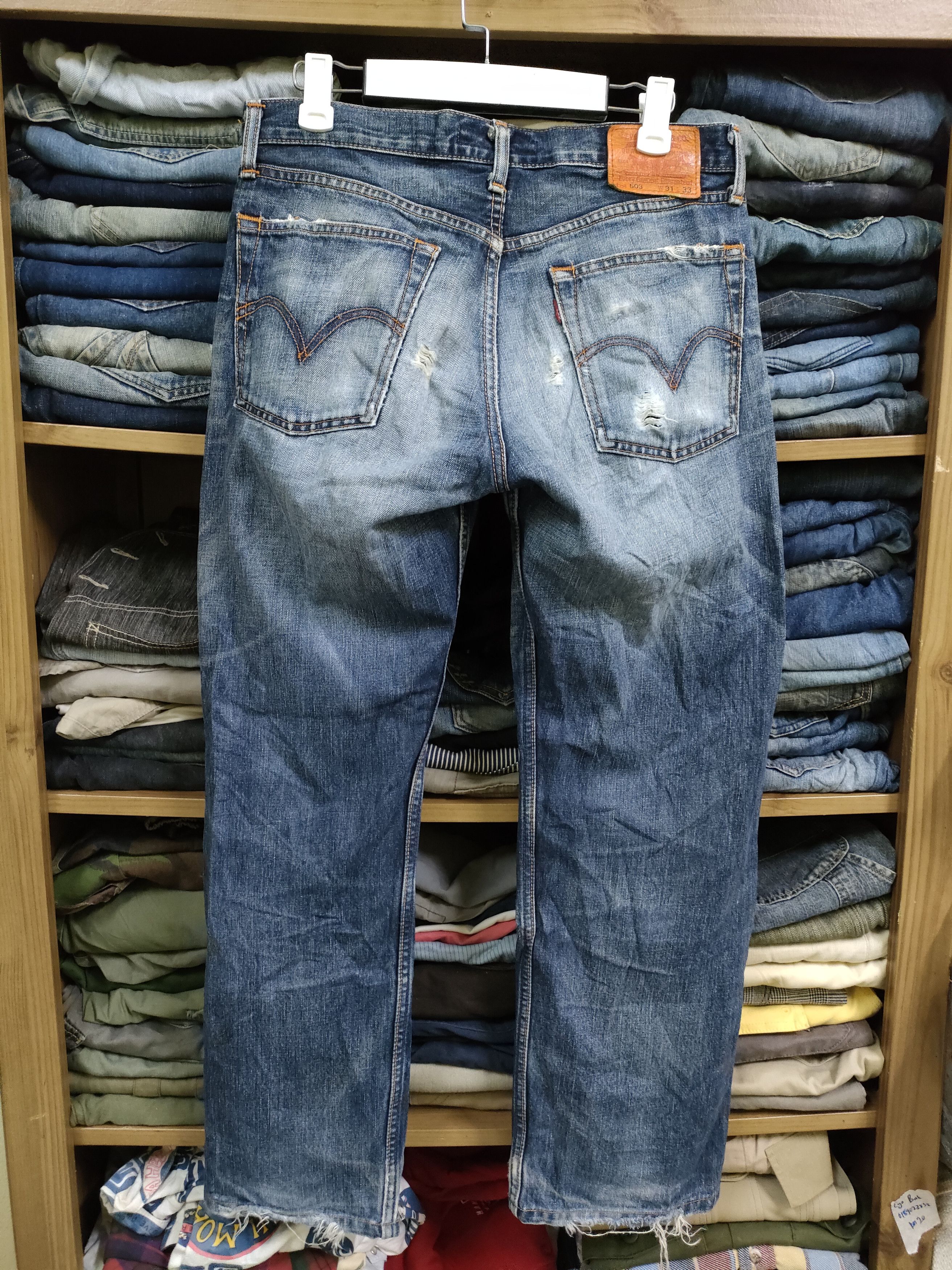 Levi's Levi's Classic Japan Distressed jeans Size US 32 / EU 48 - 6 Thumbnail