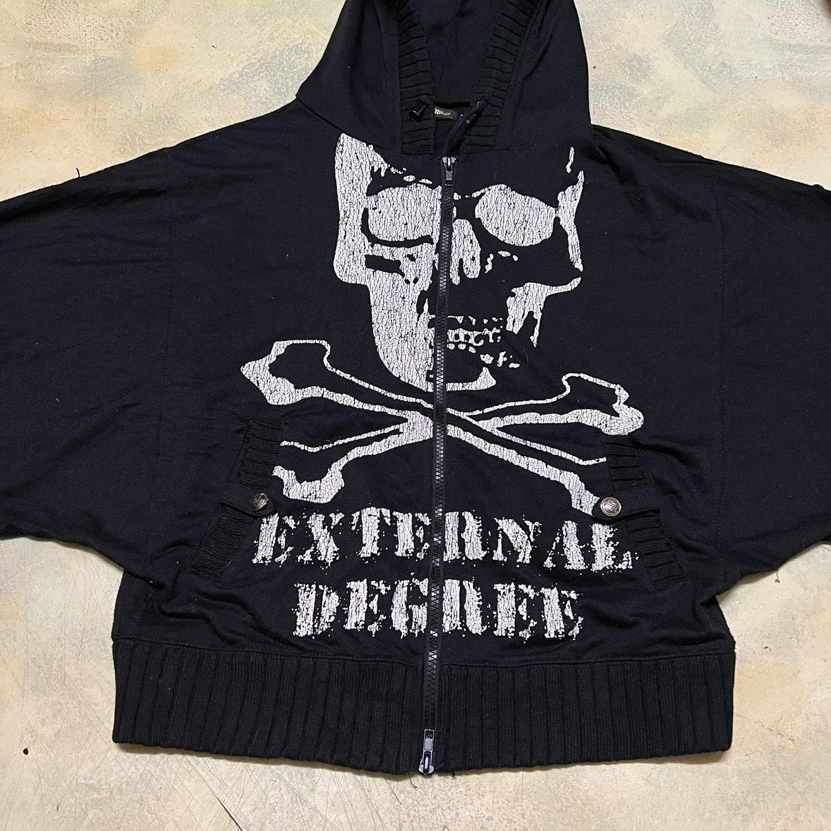 Japanese Brand Japanese Brand Big Skull Logo Hoodie Size US S / EU 44-46 / 1 - 2 Thumbnail