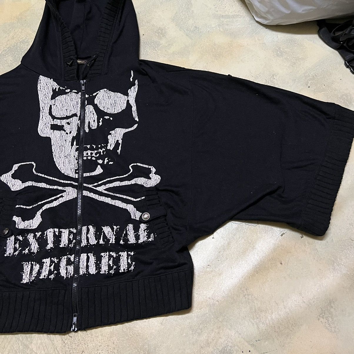 Japanese Brand Japanese Brand Big Skull Logo Hoodie Size US S / EU 44-46 / 1 - 4 Thumbnail