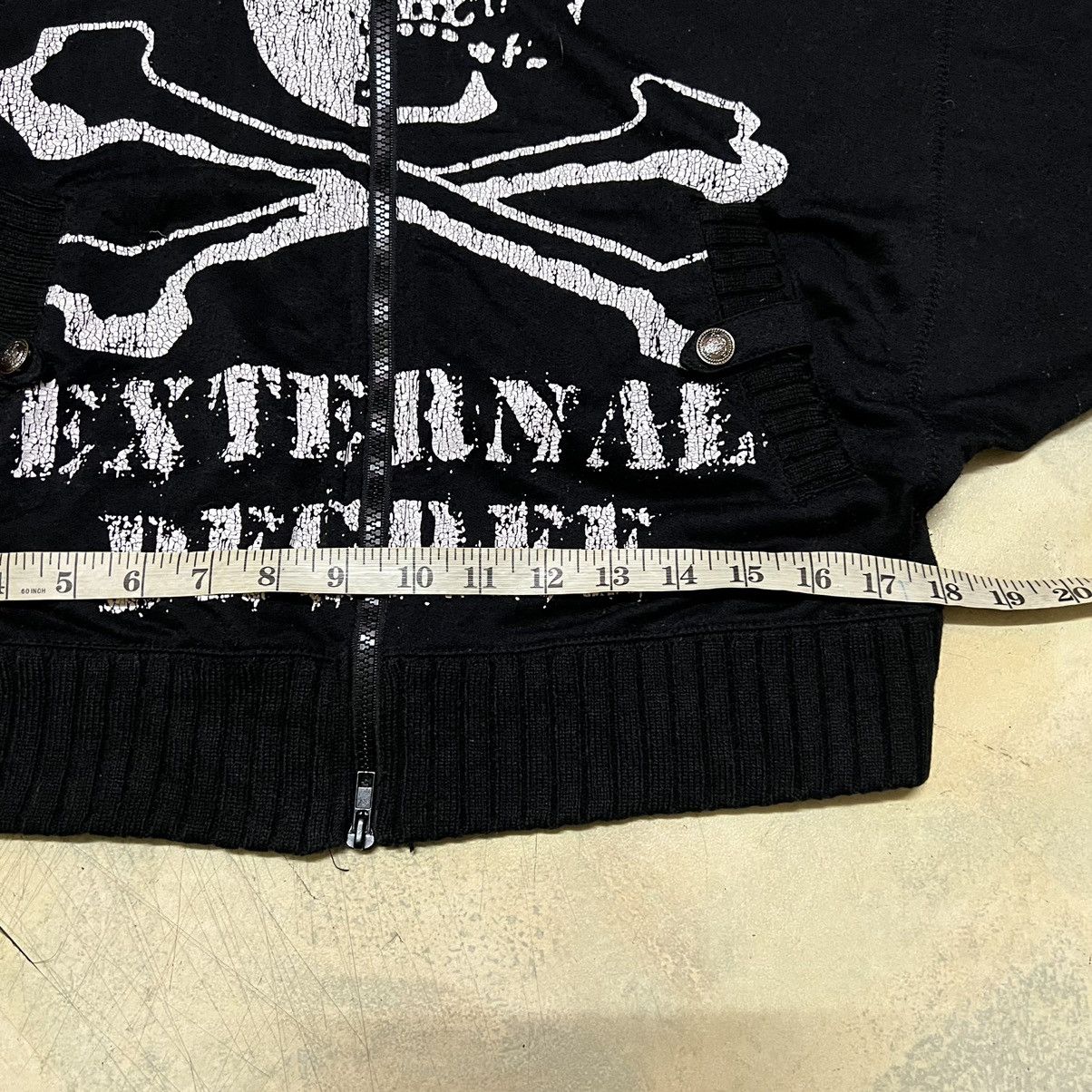Japanese Brand Japanese Brand Big Skull Logo Hoodie Size US S / EU 44-46 / 1 - 7 Thumbnail