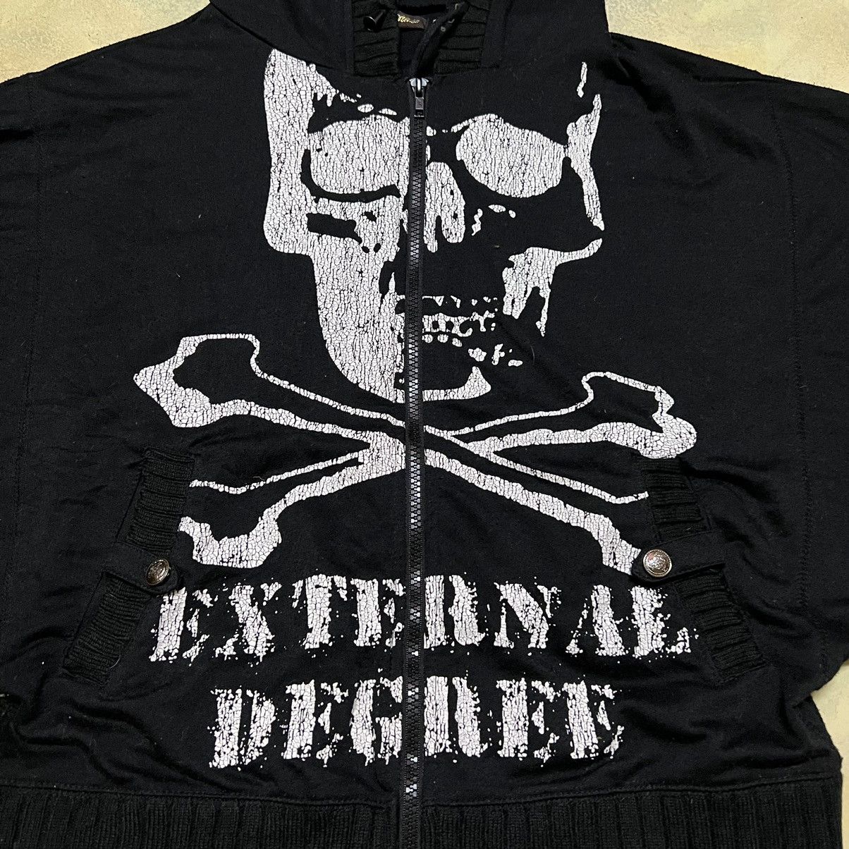 Japanese Brand Japanese Brand Big Skull Logo Hoodie Size US S / EU 44-46 / 1 - 5 Thumbnail
