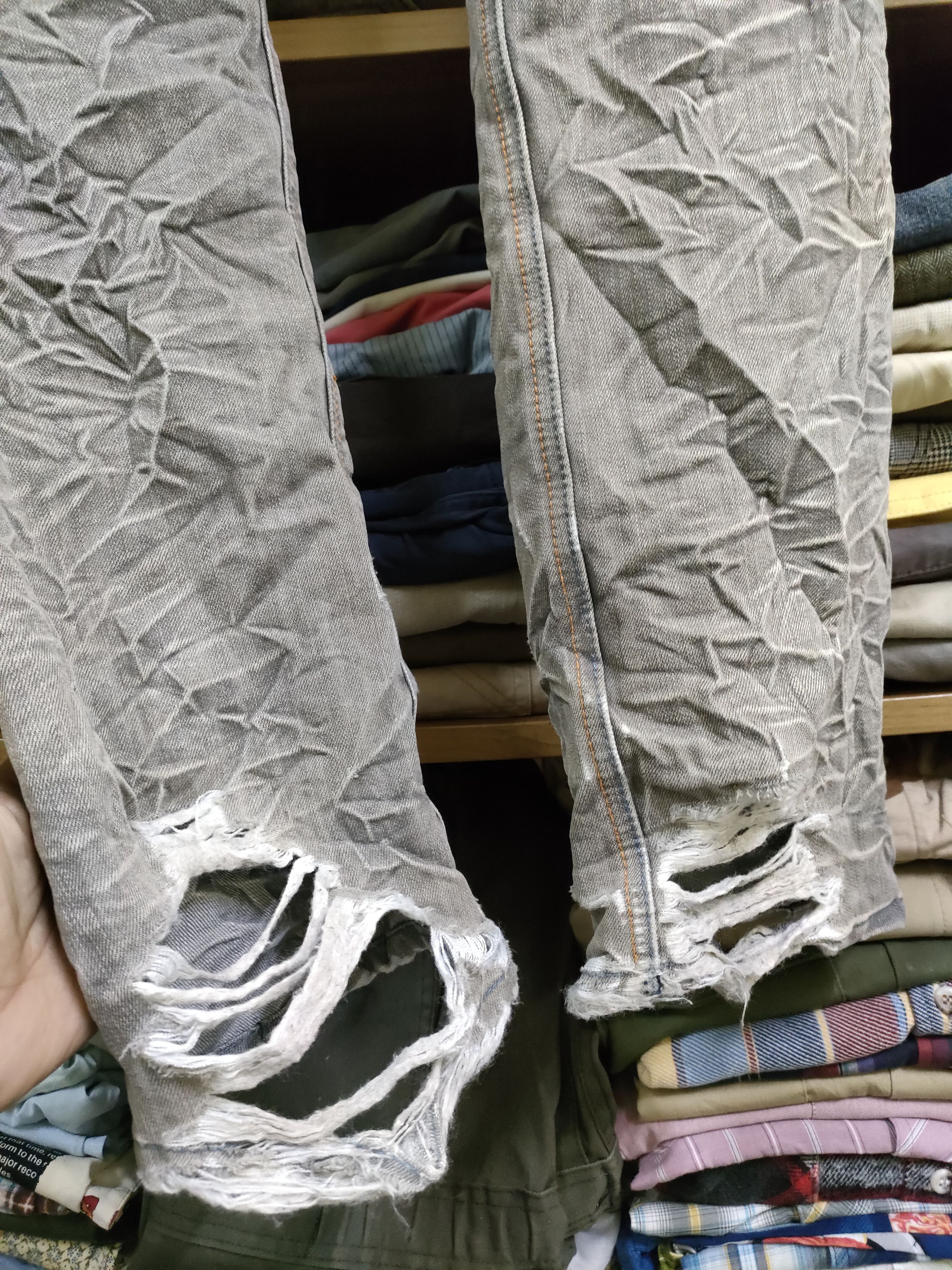 Levi's Distressed Levi's 501 Jeans Size US 34 / EU 50 - 4 Thumbnail