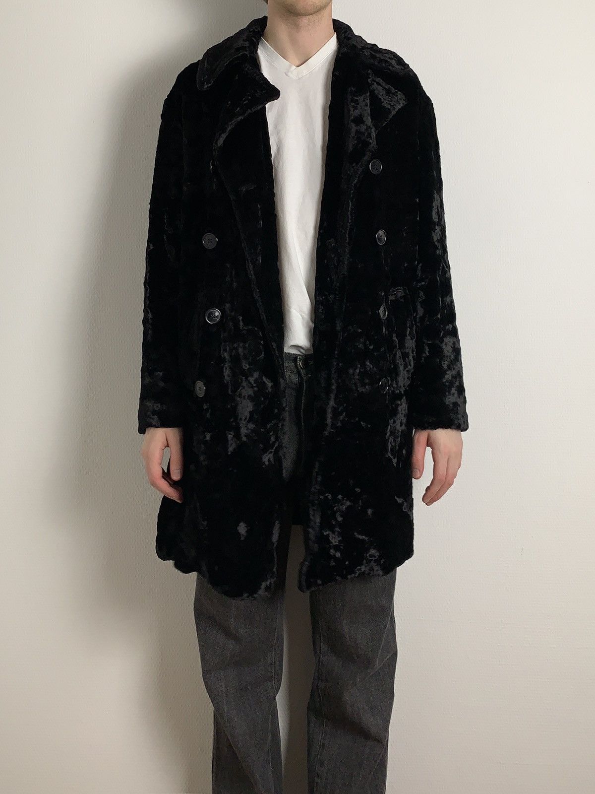 Saint Laurent Paris FW2016 1/1 Sample Fur Coat Double Breasted Size US L / EU 52-54 / 3 - 6 Thumbnail