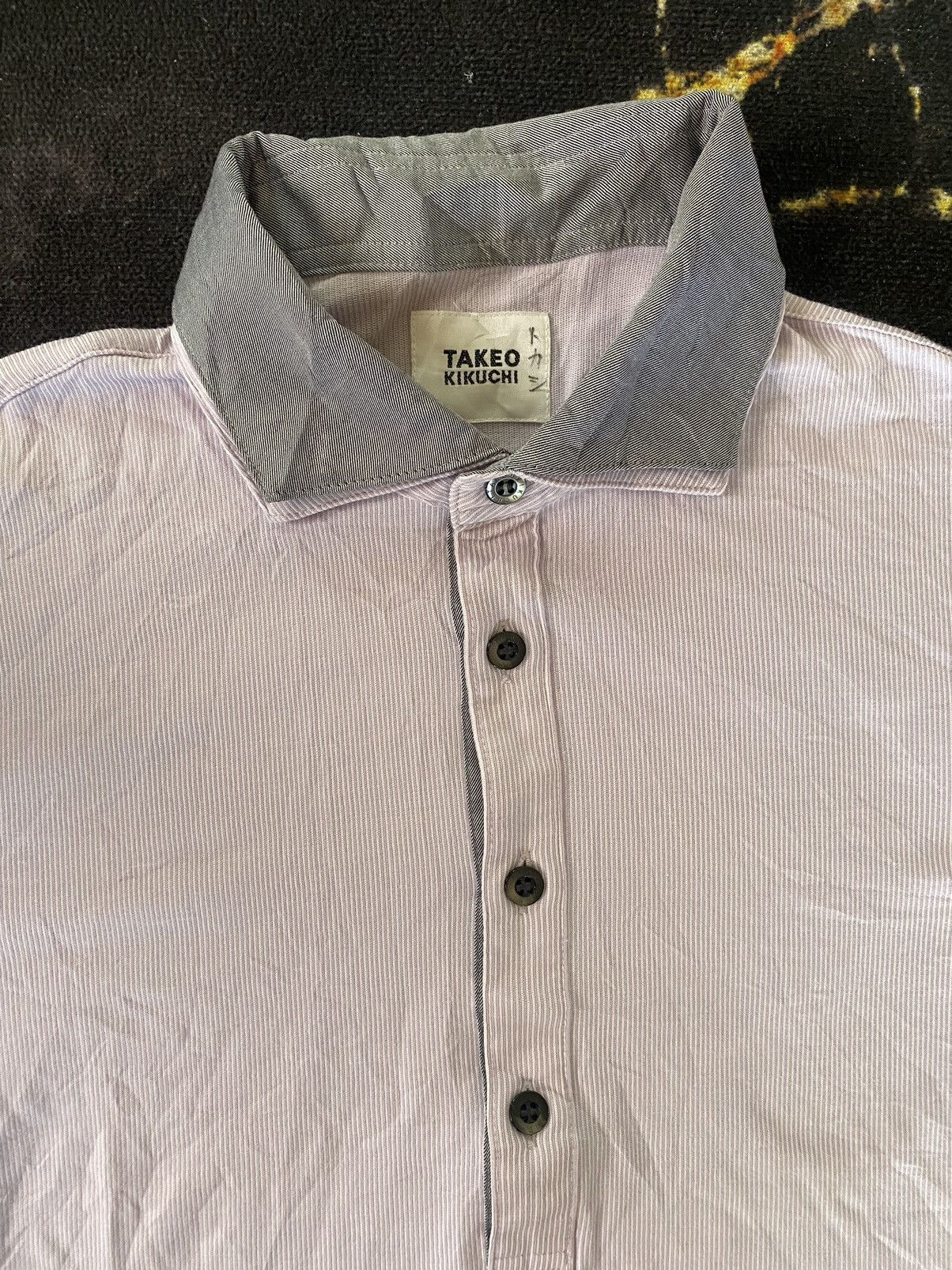Japanese Brand × Takeo Kikuchi Takeo Kikuchi Collar Long Sleeve Shirt Size US S / EU 44-46 / 1 - 7 Thumbnail