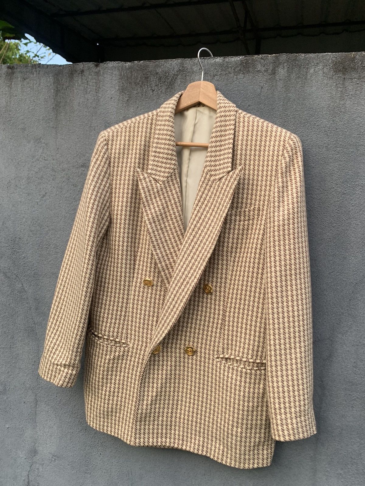 Japanese Brand 👹RACCONTINO Amazing Design Blazer (M WOMAN) Size US M / EU 48-50 / 2 - 5 Thumbnail