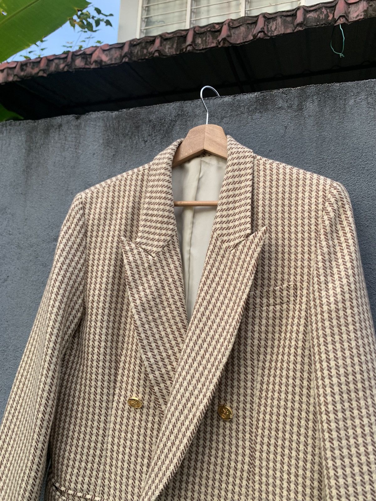 Japanese Brand 👹RACCONTINO Amazing Design Blazer (M WOMAN) Size US M / EU 48-50 / 2 - 4 Thumbnail