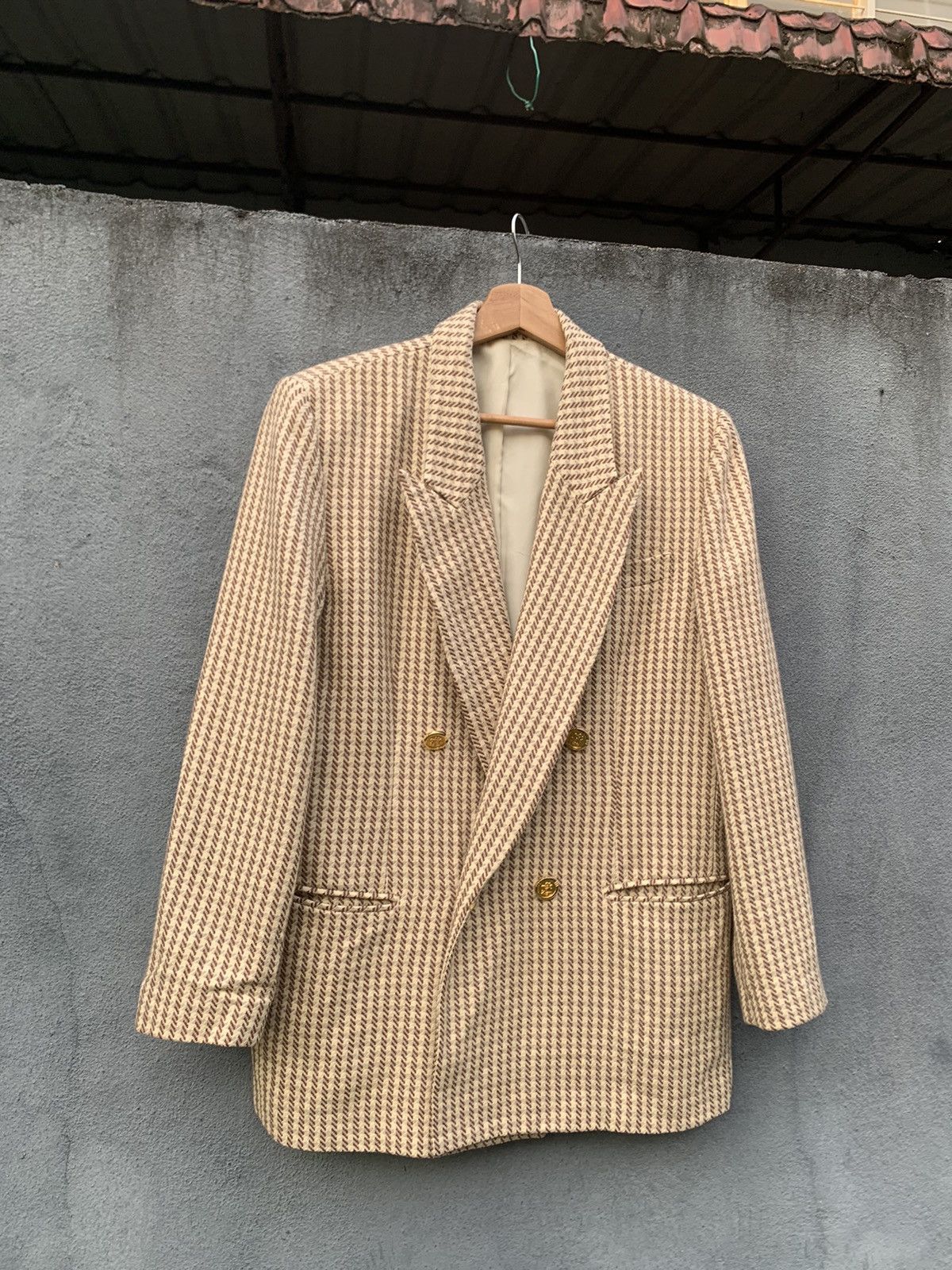 Japanese Brand 👹RACCONTINO Amazing Design Blazer (M WOMAN) Size US M / EU 48-50 / 2 - 3 Thumbnail