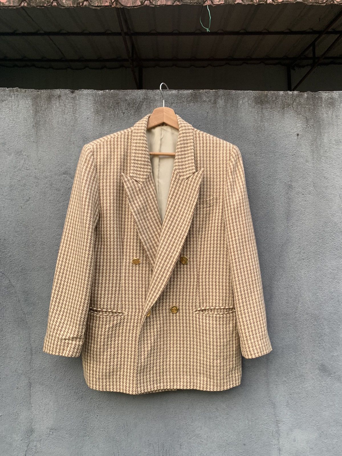 Japanese Brand 👹RACCONTINO Amazing Design Blazer (M WOMAN) Size US M / EU 48-50 / 2 - 2 Thumbnail
