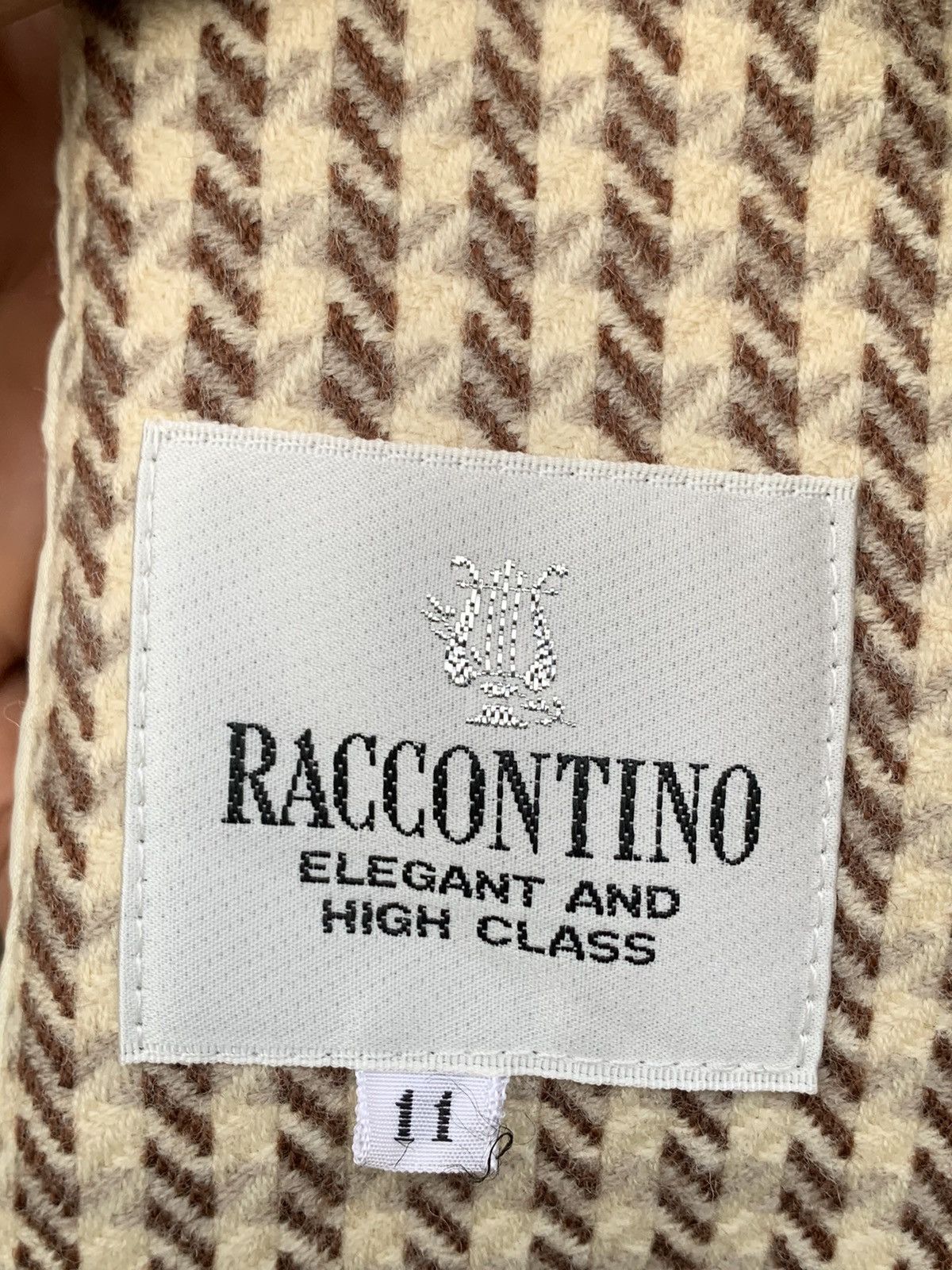 Japanese Brand 👹RACCONTINO Amazing Design Blazer (M WOMAN) Size US M / EU 48-50 / 2 - 12 Thumbnail