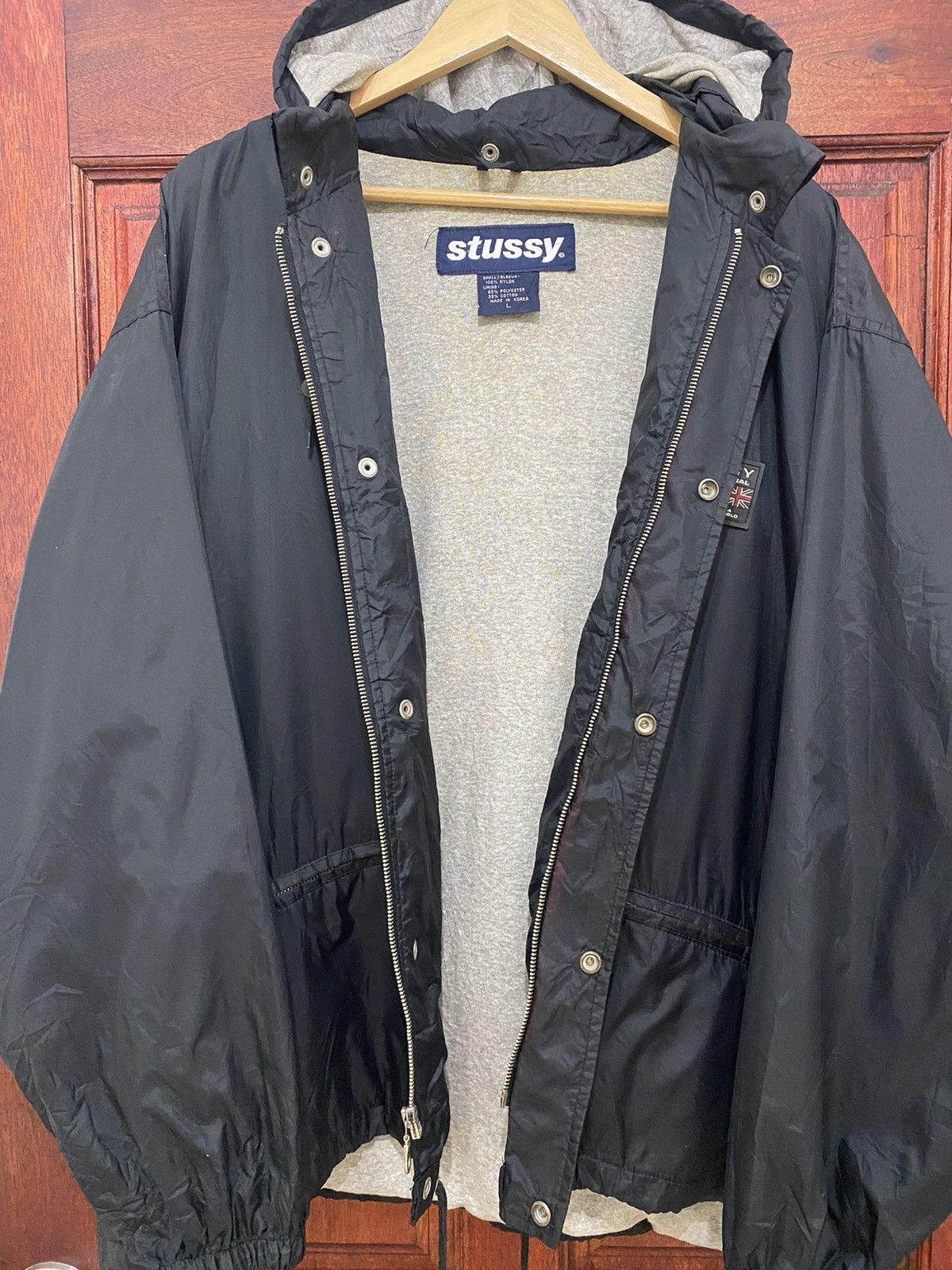 Stussy Stussy International Usa Japan British Hoodie Jacket Size US L / EU 52-54 / 3 - 3 Thumbnail