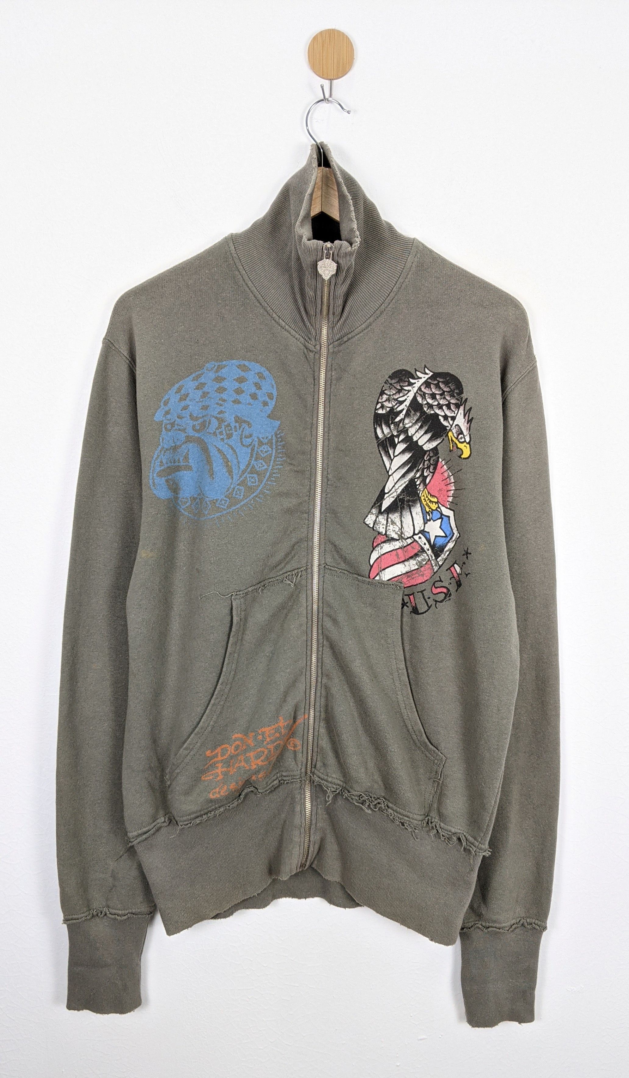 Ed Hardy Ed Hardy Los Angeles Sweater Zip Up Hoodie Size US M / EU 48-50 / 2 - 1 Thumbnail