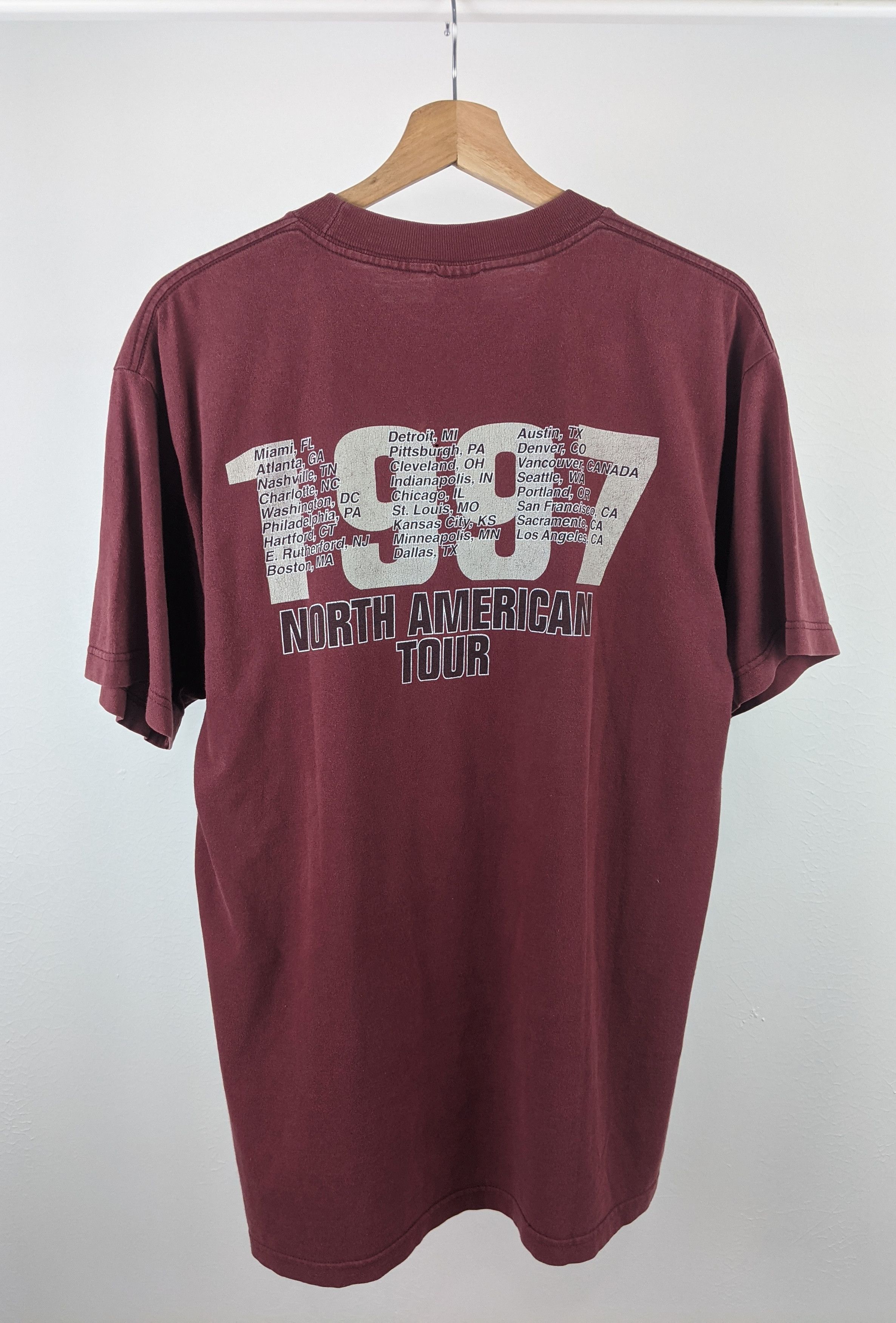 Band Tees Vintage Rage Against The Machine 1997 Tour Shirts Size US L / EU 52-54 / 3 - 2 Thumbnail