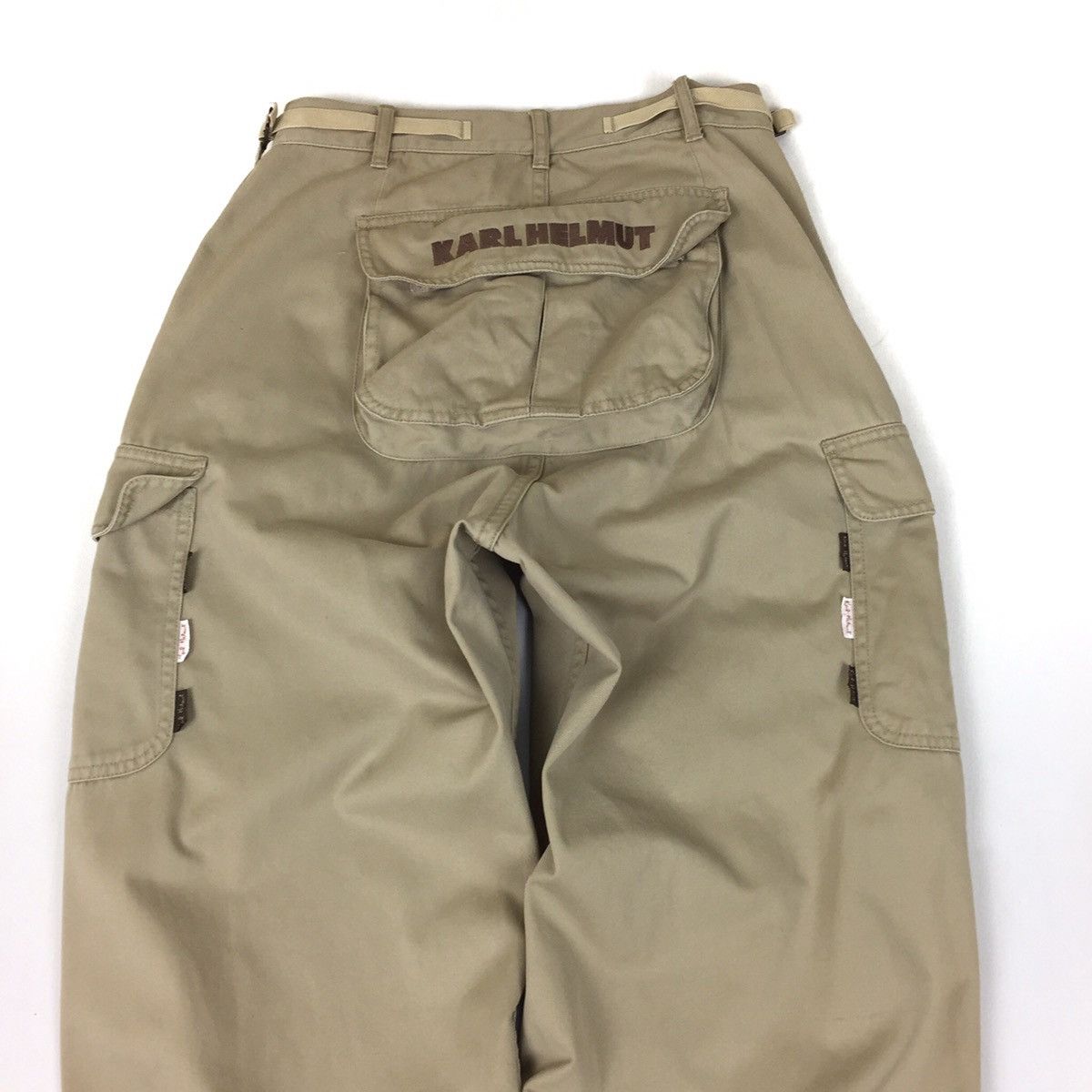 Japanese Brand × Karl Helmut × Pink House Vintage Karl Helmut Monkey Tactical Pants Spell Back Size US 27 - 3 Thumbnail