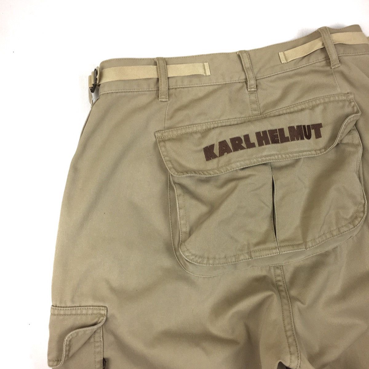 Japanese Brand × Karl Helmut × Pink House Vintage Karl Helmut Monkey Tactical Pants Spell Back Size US 27 - 4 Thumbnail