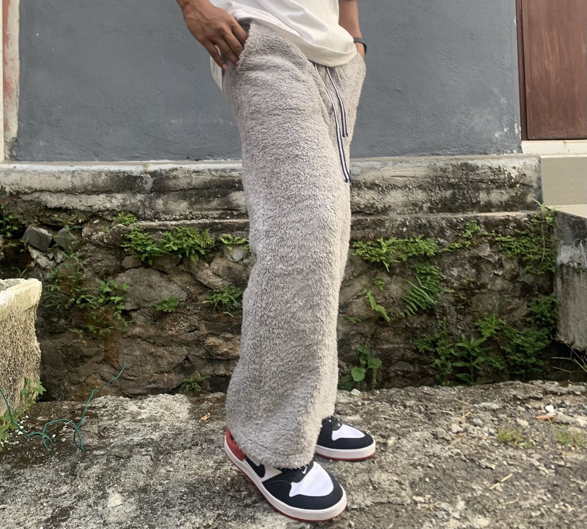 Japanese Brand 👹Polo British Country Fleece Baggy Pants Size US 33 - 10 Thumbnail