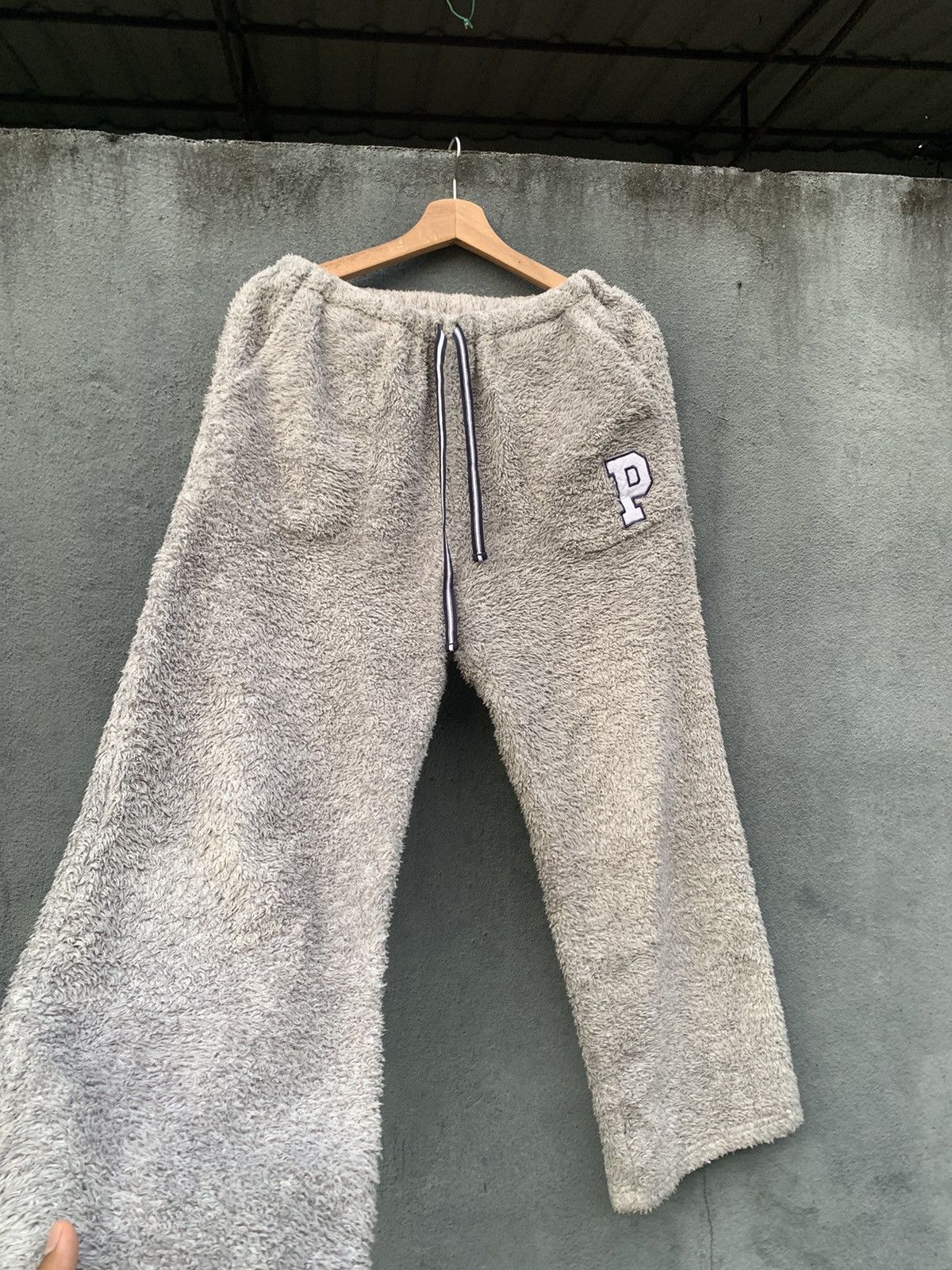 Japanese Brand 👹Polo British Country Fleece Baggy Pants Size US 33 - 9 Thumbnail