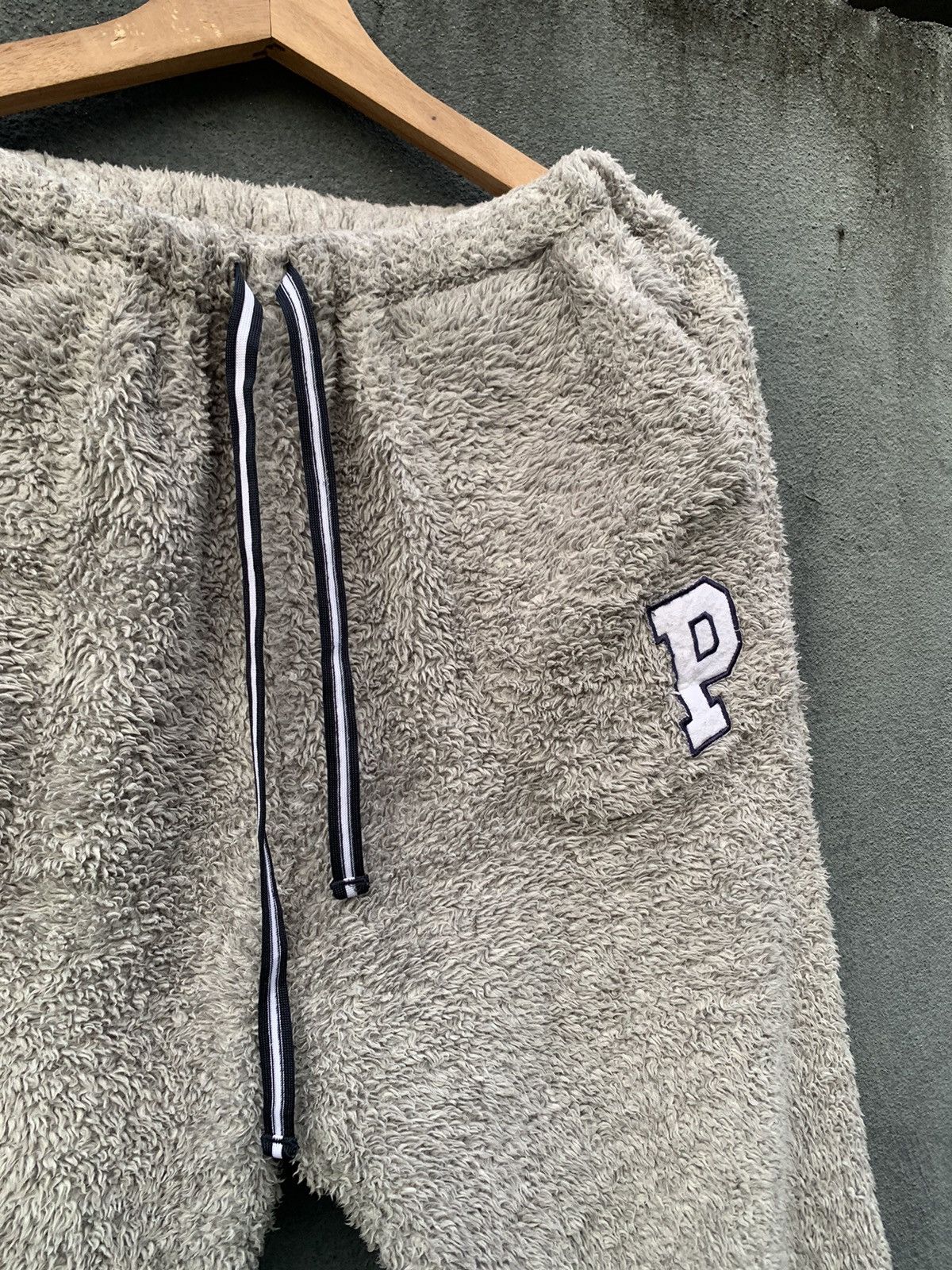 Japanese Brand 👹Polo British Country Fleece Baggy Pants Size US 33 - 8 Thumbnail