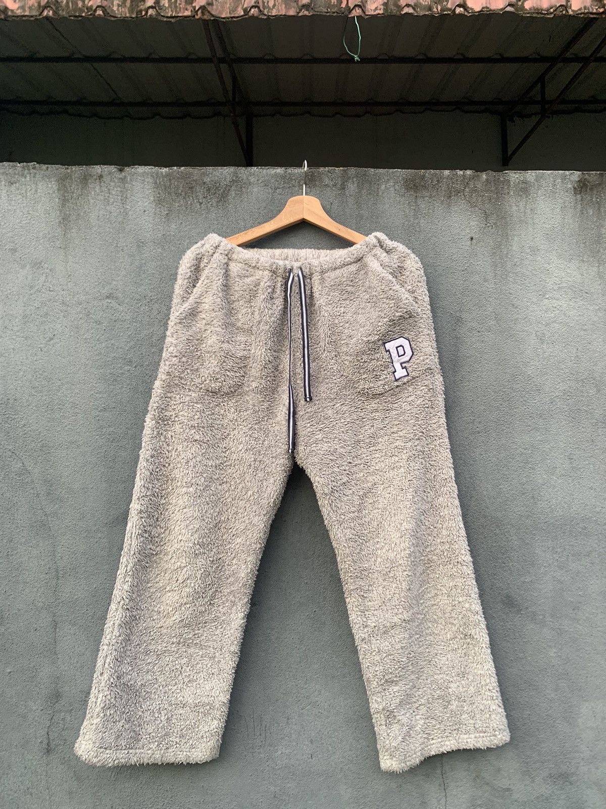 Japanese Brand 👹Polo British Country Fleece Baggy Pants Size US 33 - 5 Thumbnail
