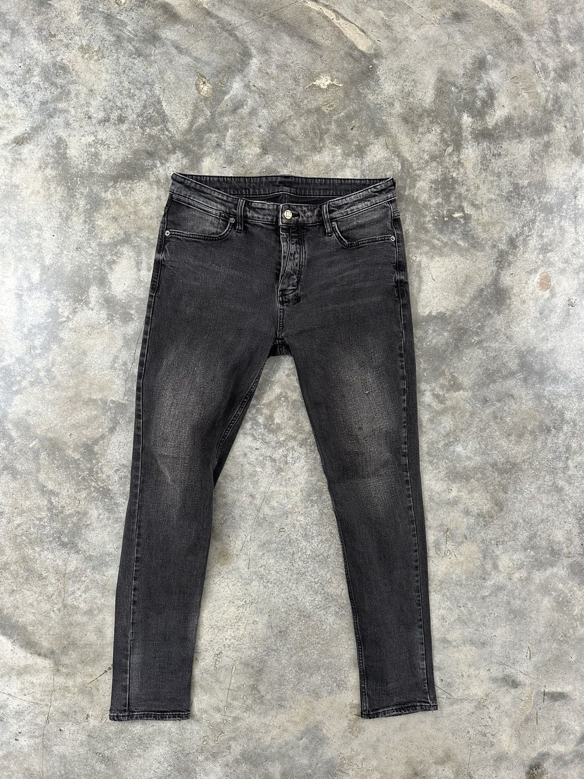 image of Ksubi Black Van Winkle Angst Denim Skinny Jeans Sz. 36, Men's