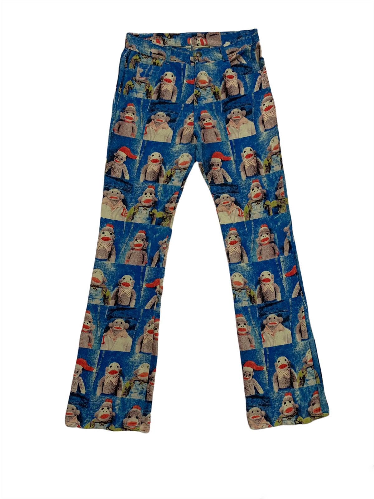 Designer Wam Wam For Happy Kid’s All Print Flare Pants Size US 28 / EU 44 - 3 Thumbnail