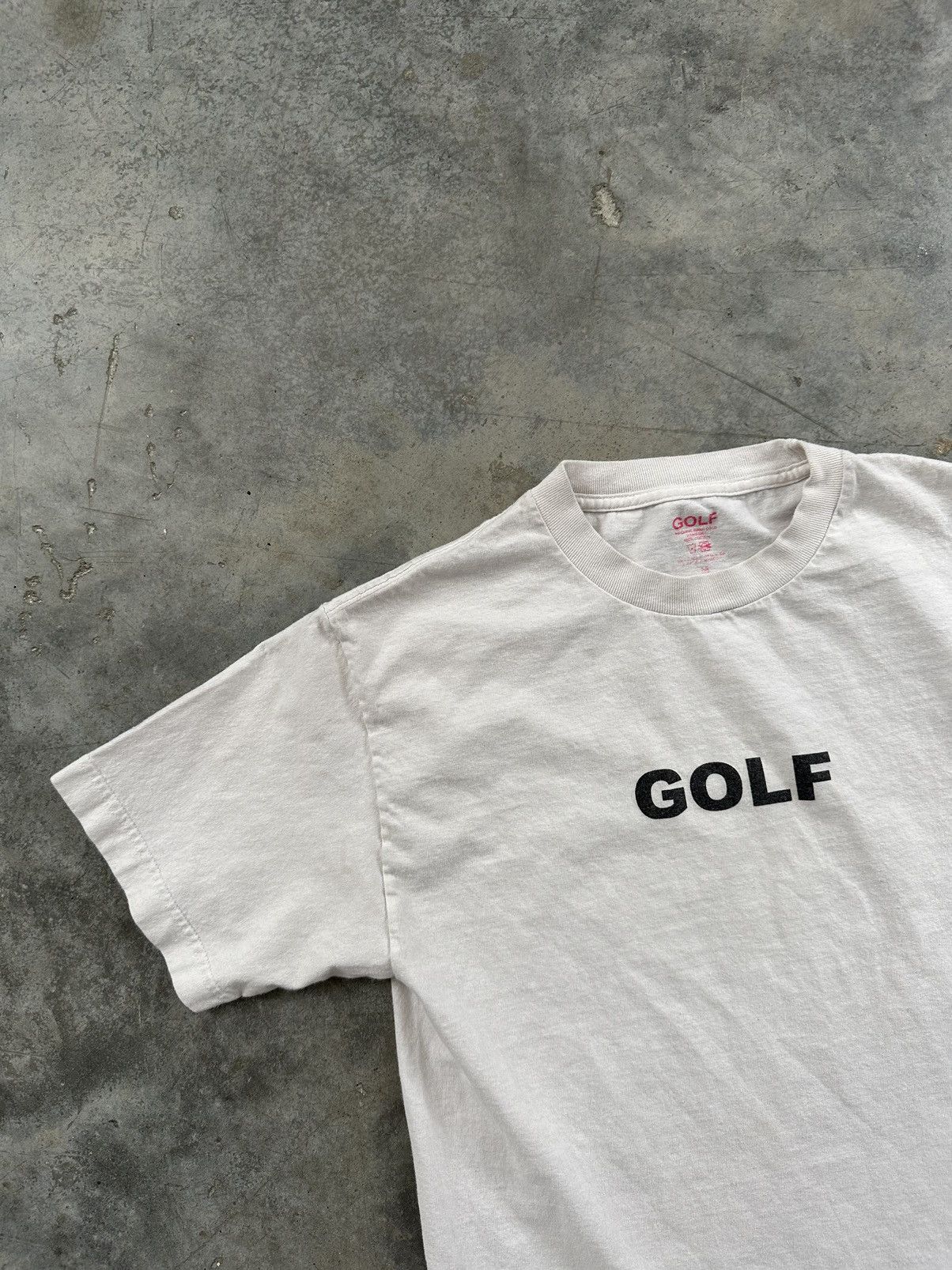 Golf Wang RARE Golf Wang OG White + Black Logo Tee Sz. Medium Size US M / EU 48-50 / 2 - 2 Thumbnail