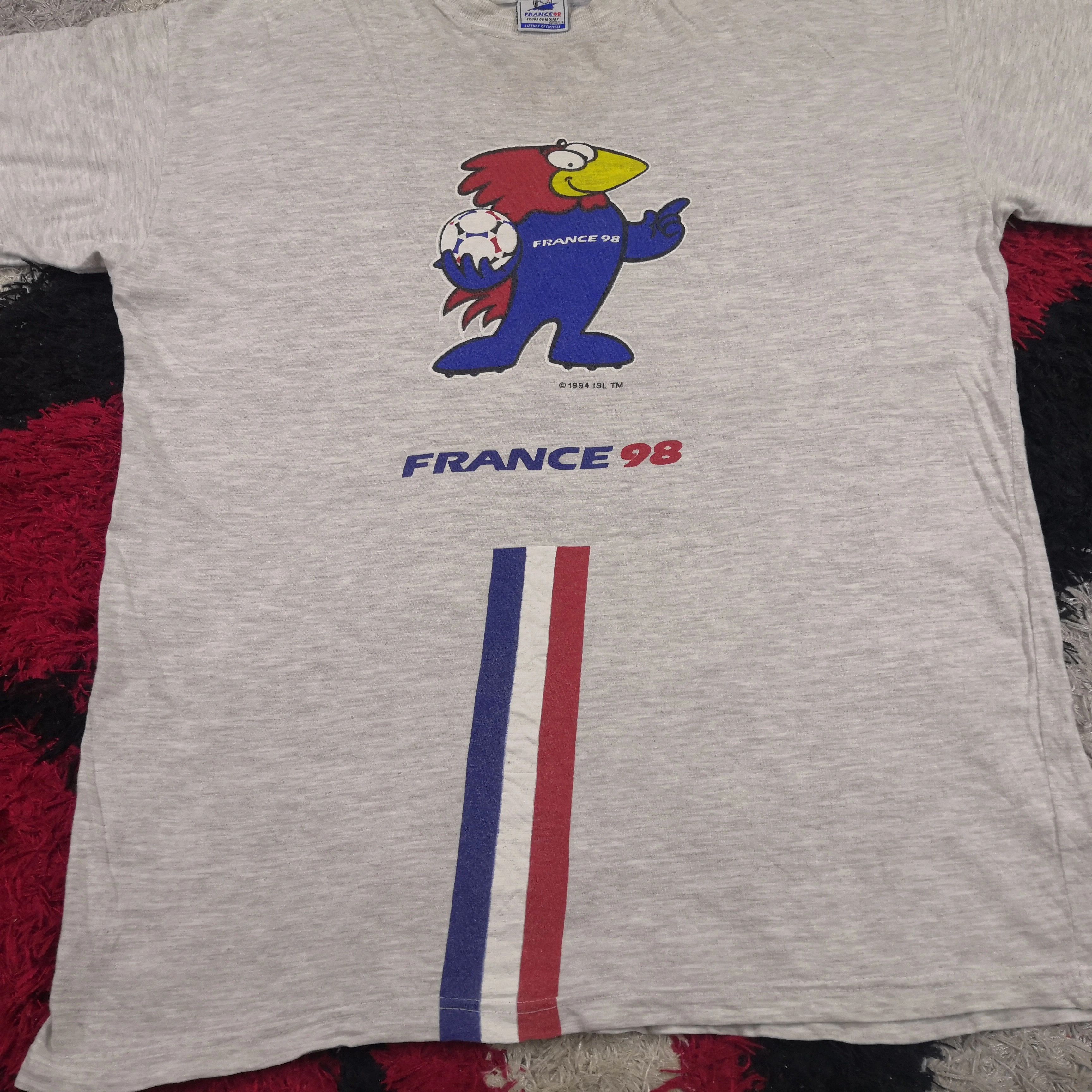 Vintage Vintage Promo Fifa World Cup Tees France 98 56789 Size US L / EU 52-54 / 3 - 5 Thumbnail