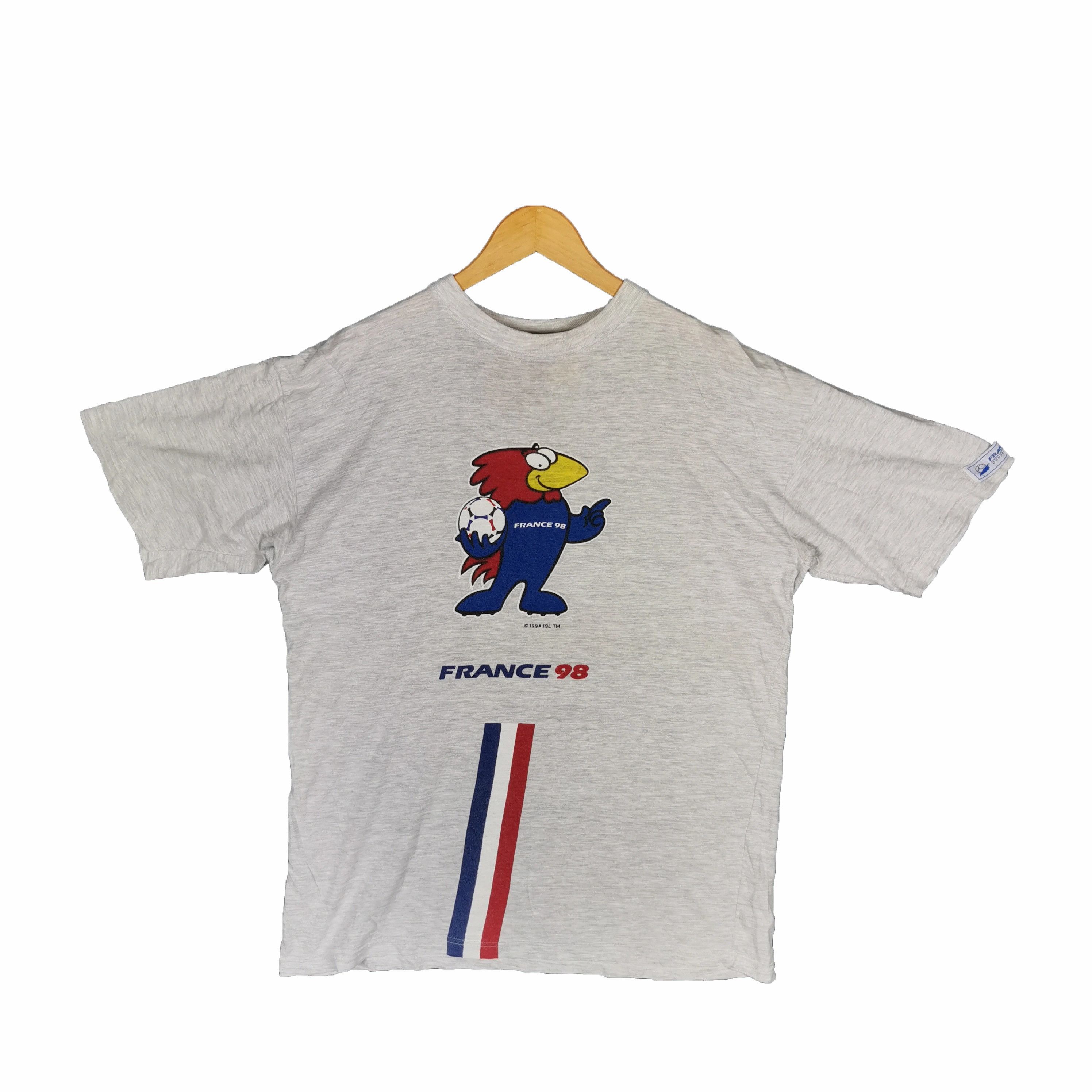 Vintage Vintage Promo Fifa World Cup Tees France 98 56789 Size US L / EU 52-54 / 3 - 1 Thumbnail