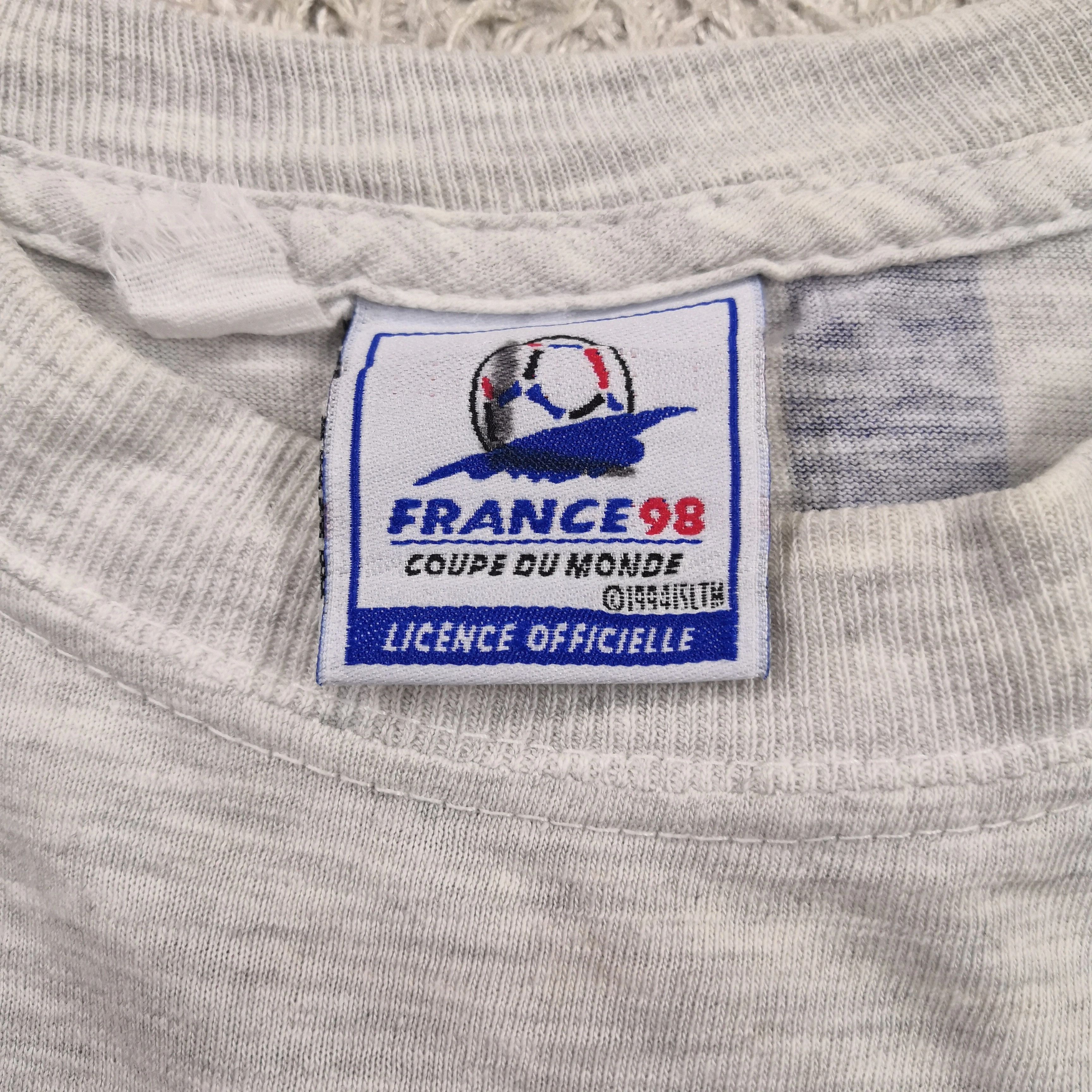 Vintage Vintage Promo Fifa World Cup Tees France 98 56789 Size US L / EU 52-54 / 3 - 7 Thumbnail