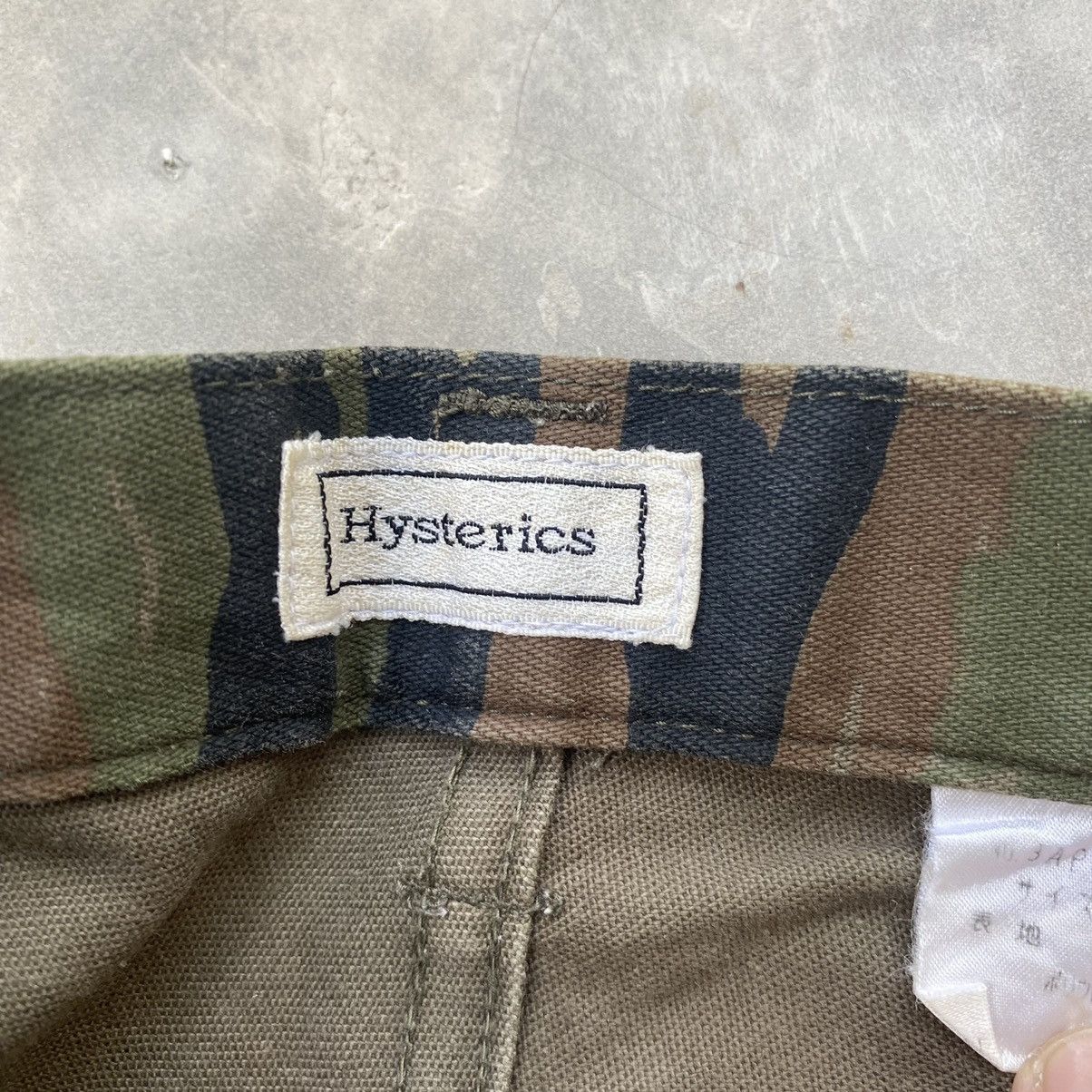 Hysteric Glamour × Japanese Brand Hysteric glamour jeans tiger stripe military style Size 28" / US 6 / IT 42 - 6 Thumbnail