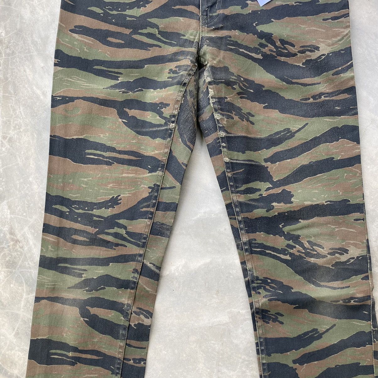 Hysteric Glamour × Japanese Brand Hysteric glamour jeans tiger stripe military style Size 28" / US 6 / IT 42 - 3 Thumbnail
