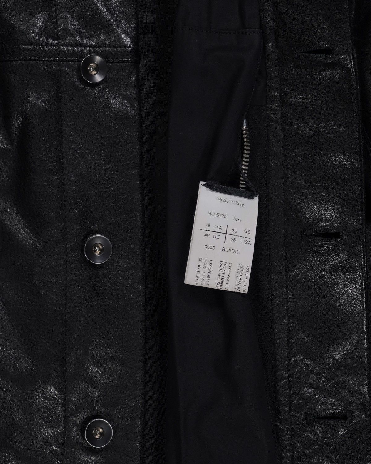 Mainline Leather Trucker Jacket SS08