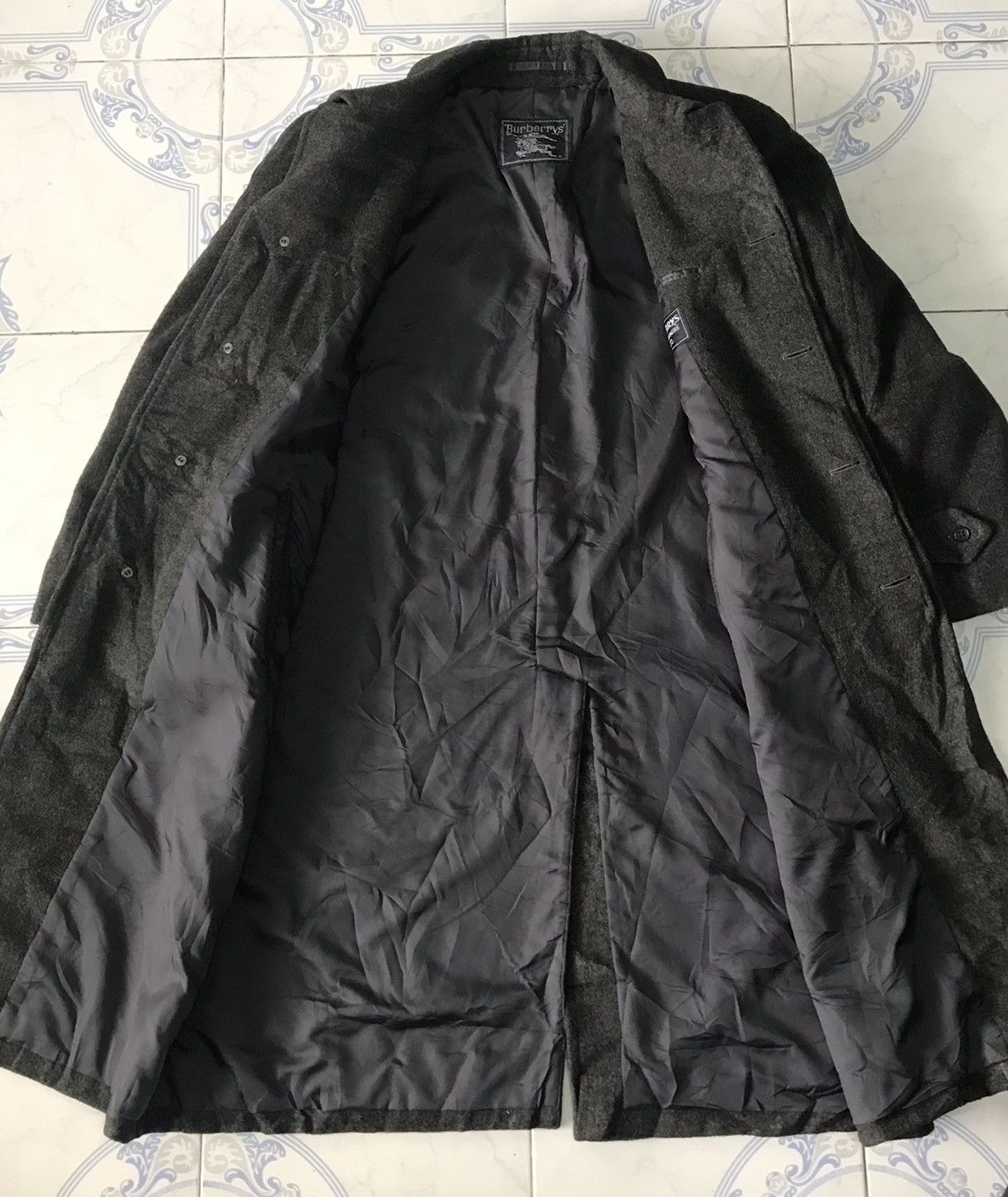 Burberry Nice Burberrys Wool & Cashmere Mid Coat Jacket Size US M / EU 48-50 / 2 - 13 Thumbnail
