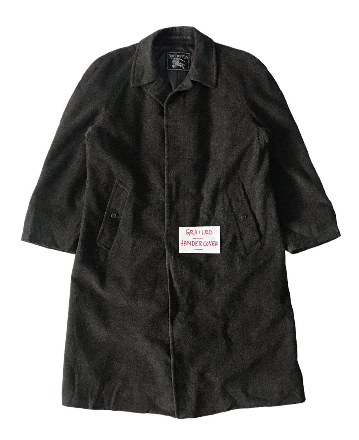 Burberry Nice Burberrys Wool & Cashmere Mid Coat Jacket Size US M / EU 48-50 / 2 - 1 Thumbnail