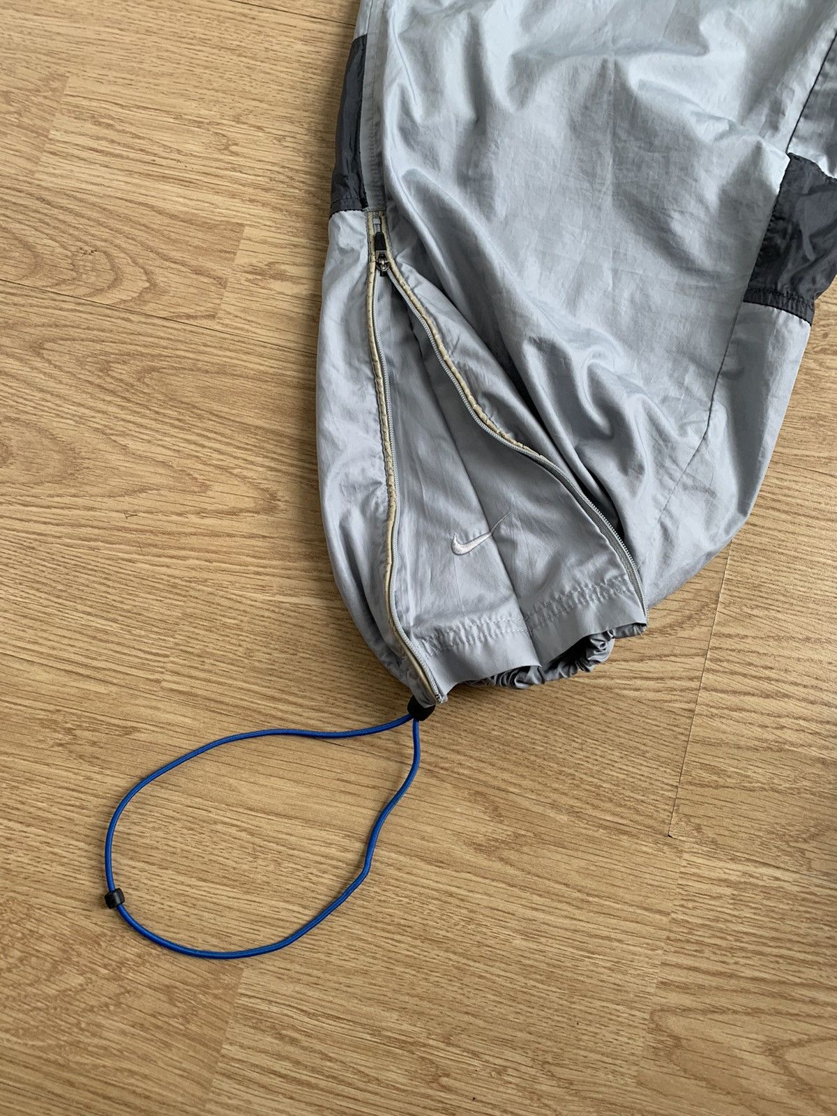 Nike Vintage y2k Nike TN Grey Track Pants Multi Swoosh Logo Drill Size US 34 / EU 50 - 3 Thumbnail