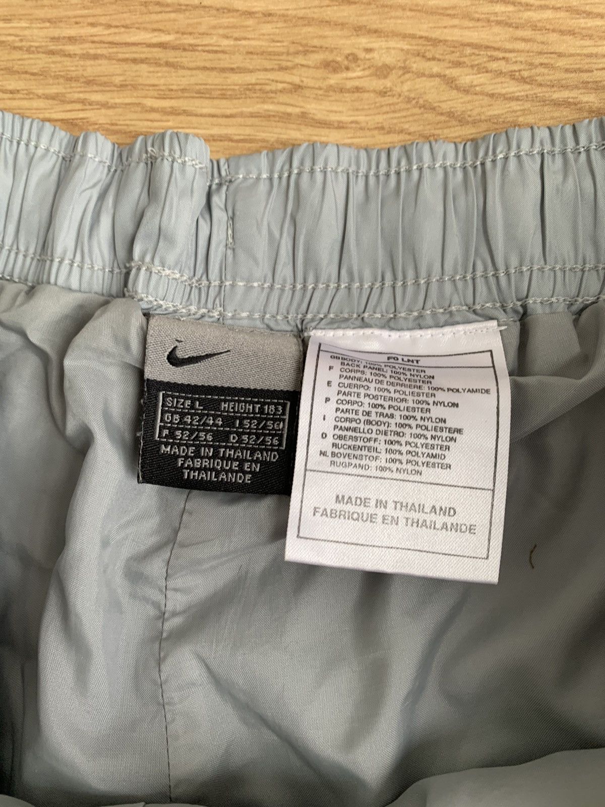 Nike Vintage y2k Nike TN Grey Track Pants Multi Swoosh Logo Drill Size US 34 / EU 50 - 9 Thumbnail
