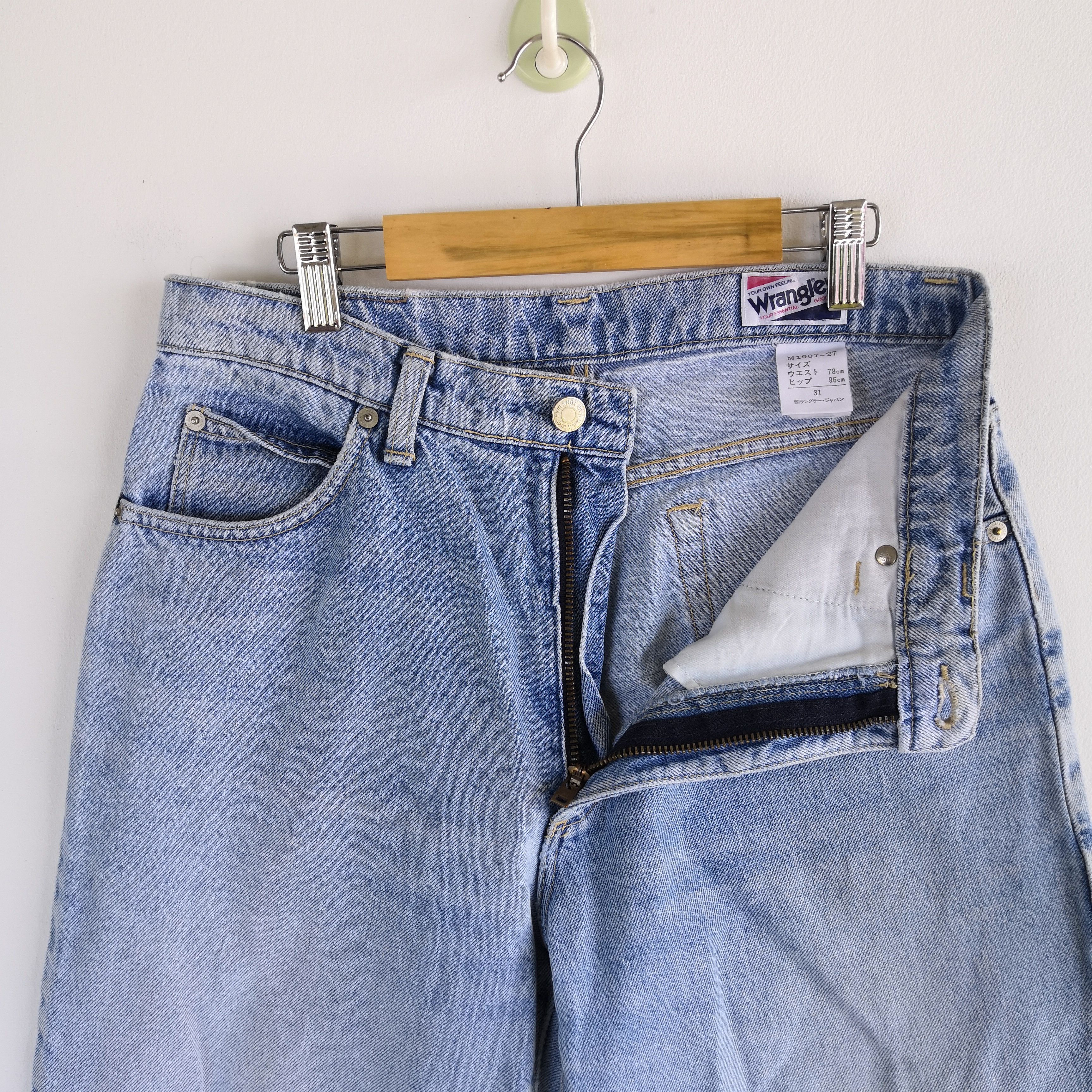Wrangler Vintage 90s Wrangler Light Wash Jeans Wrangler Faded Denim Size 28" / US 6 / IT 42 - 8 Thumbnail