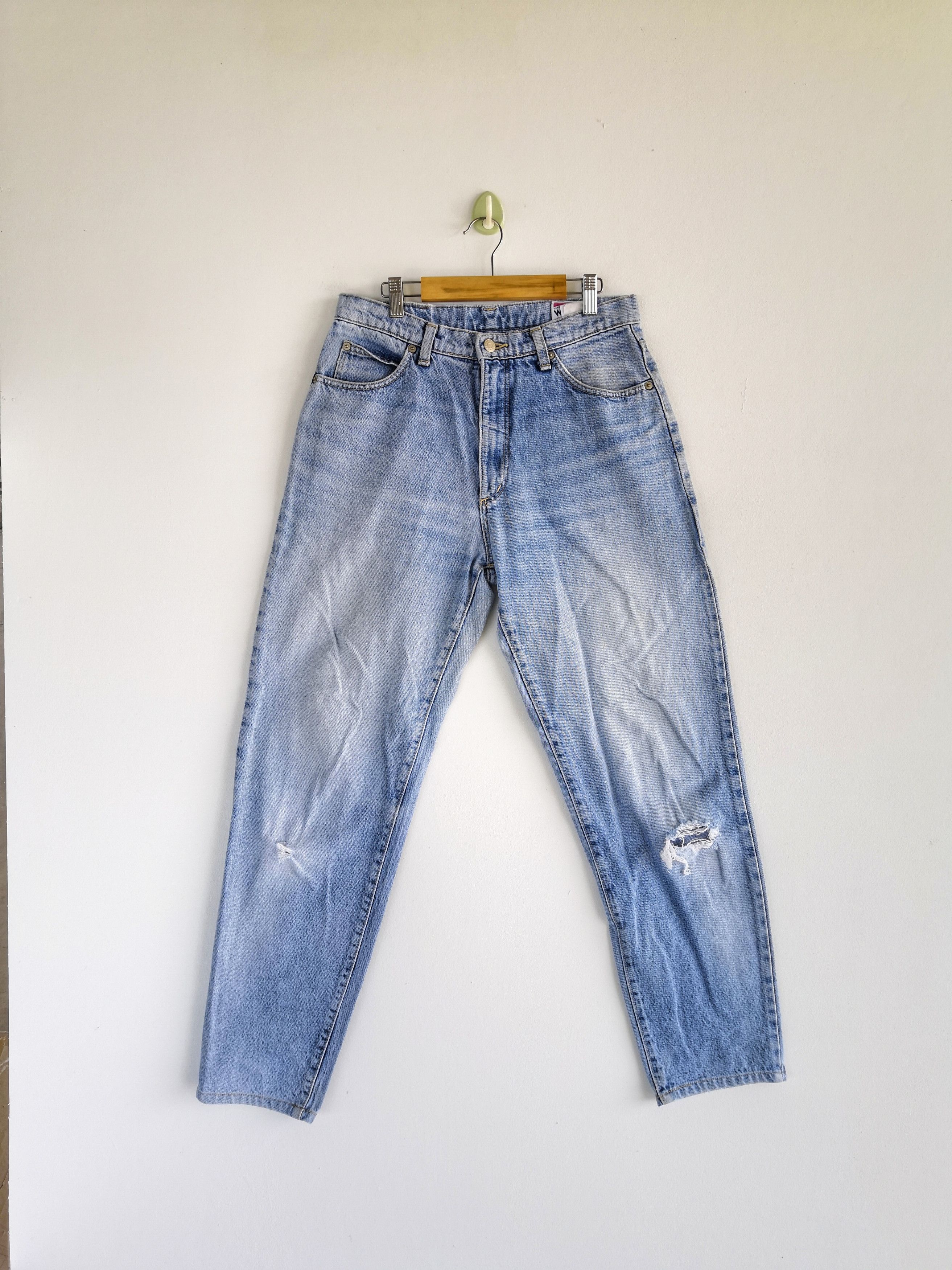 Vintage Faded Wash Jeans