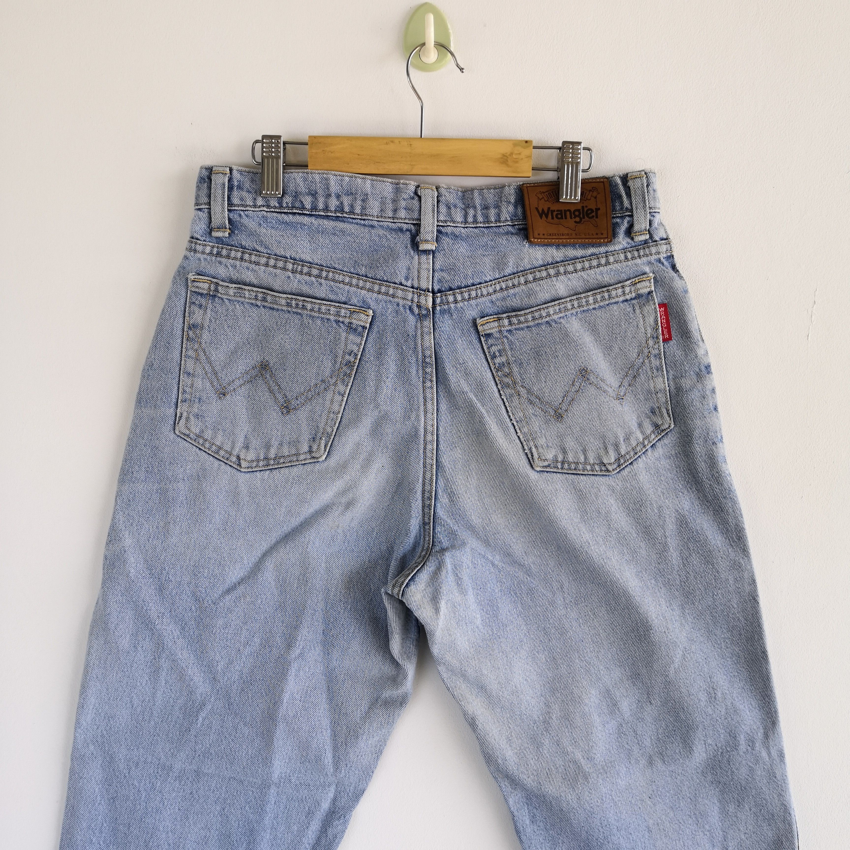 Wrangler Vintage 90s Wrangler Light Wash Jeans Wrangler Faded Denim Size 28" / US 6 / IT 42 - 6 Thumbnail