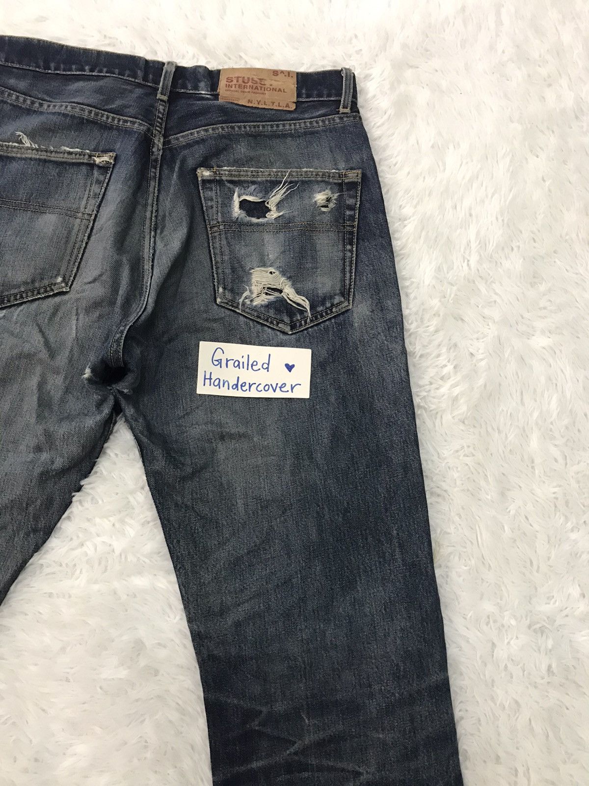 Stussy Distress Stussy International Jeans Denim Pant Size US 30 / EU 46 - 10 Thumbnail