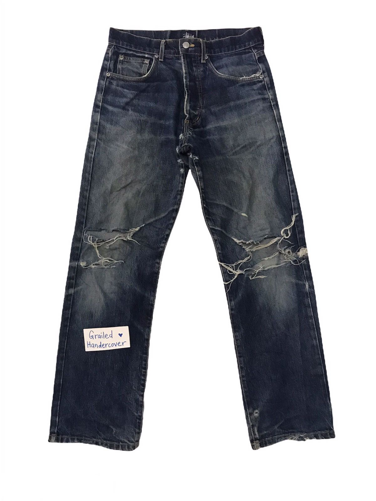 Stussy Distress Stussy International Jeans Denim Pant Size US 30 / EU 46 - 1 Thumbnail